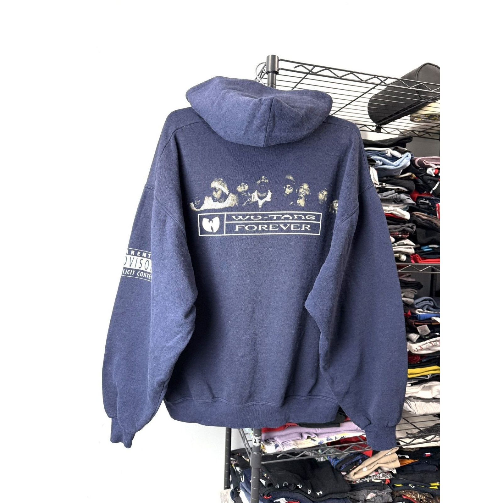 Wu-Tang Clan 💥 Rare! 1990’s Vintage Wu Tang Clan Big Logo Hoodie Size US L / EU 52-54 / 3 - 2 Thumbnail