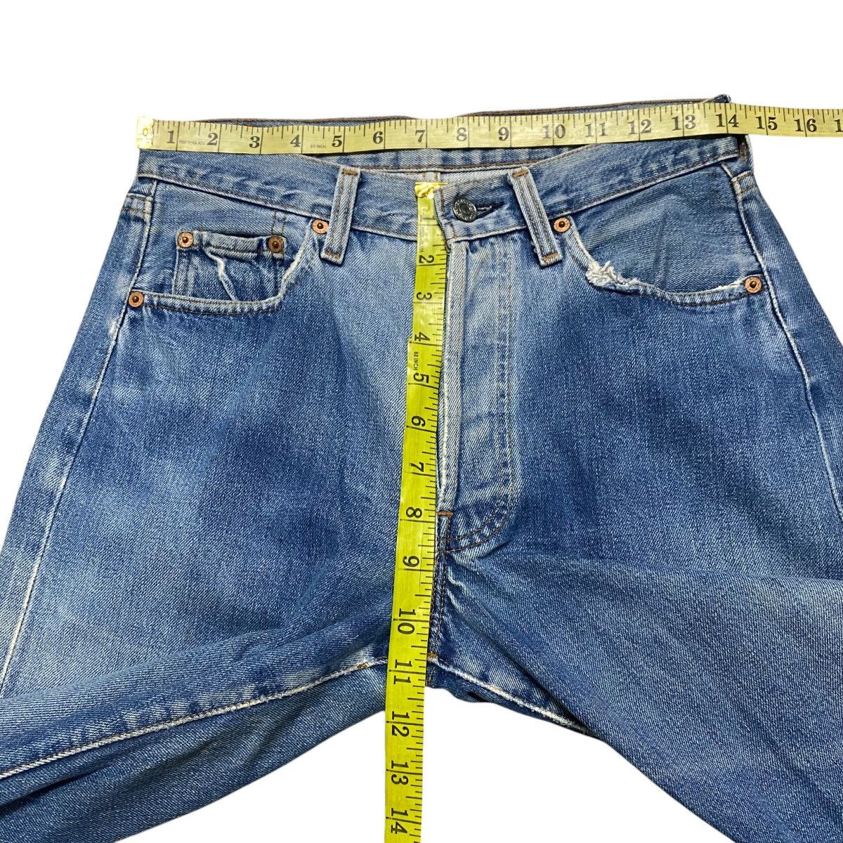 Levi's Vintage 90s Levis 501 Big E Selvedge Jeans Size US 28 / EU 44 - 23 Thumbnail