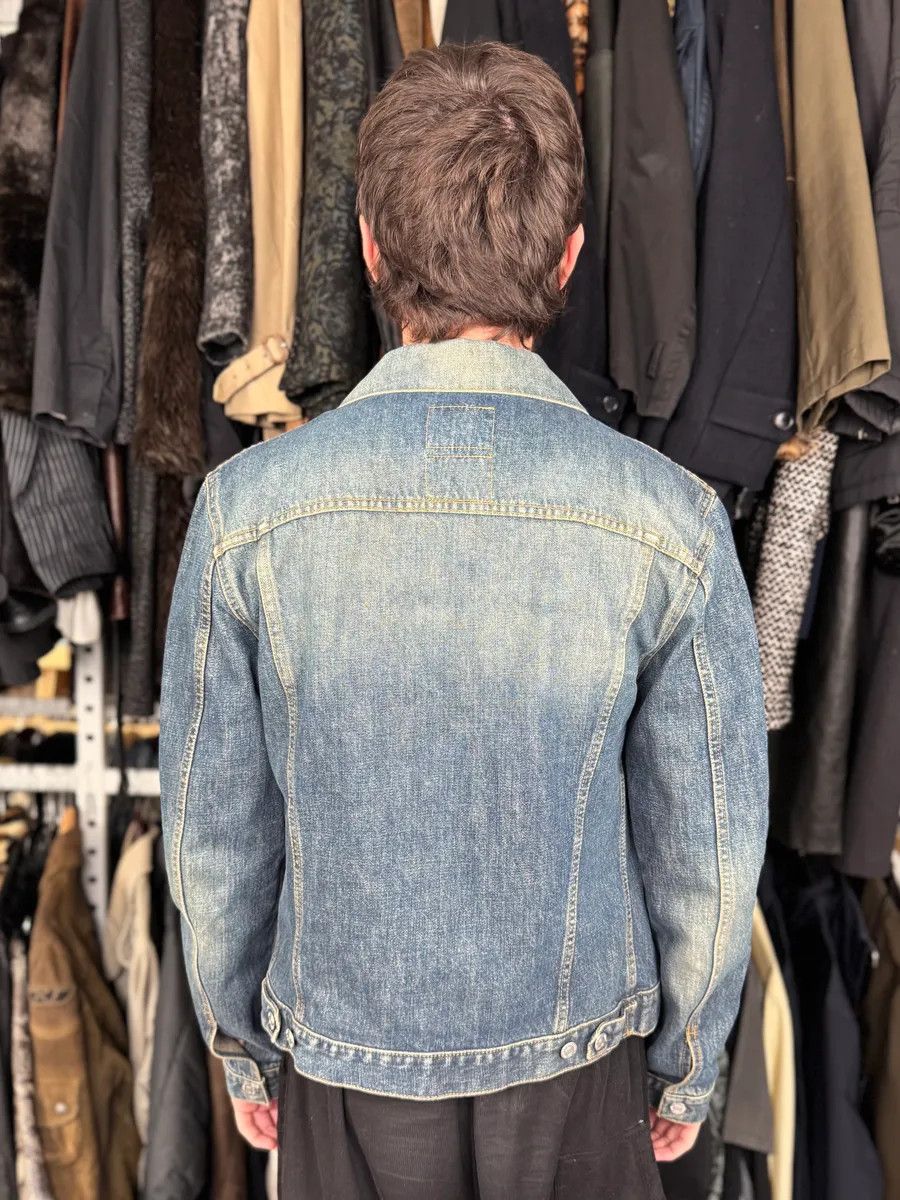 Helmut Lang AW1999 Helmut Lang Blue Eroded Denim Jacket Size US M / EU 48-50 / 2 - 3 Thumbnail
