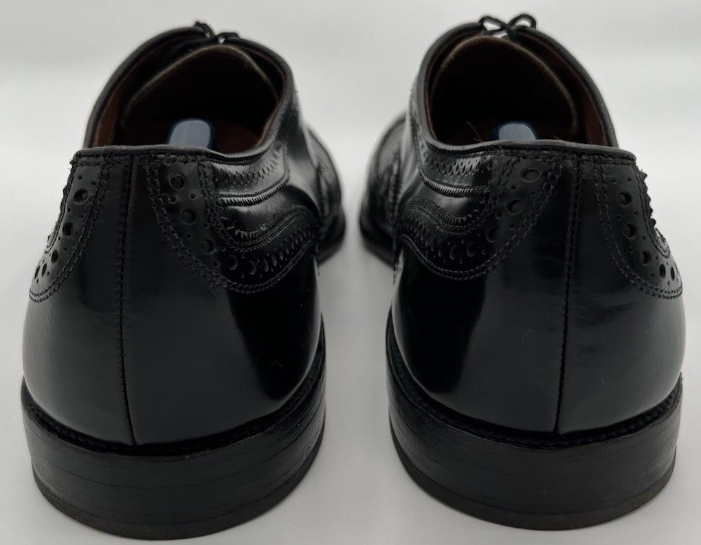 Allen Edmonds Allen Edmonds "MCALLISTER" Wingtip Black Leather Oxford 15AA Size US 15 / EU 48 - 7 Thumbnail