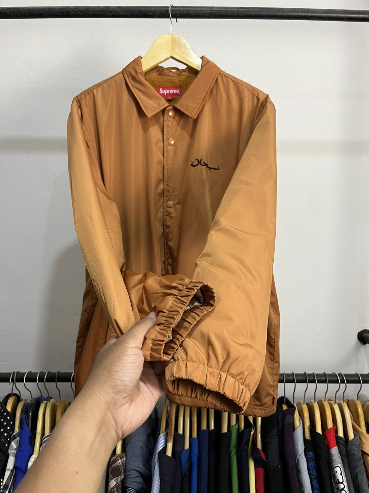 Supreme Supreme Arabic Logo Coach Jacket Size US L / EU 52-54 / 3 - 7 Thumbnail