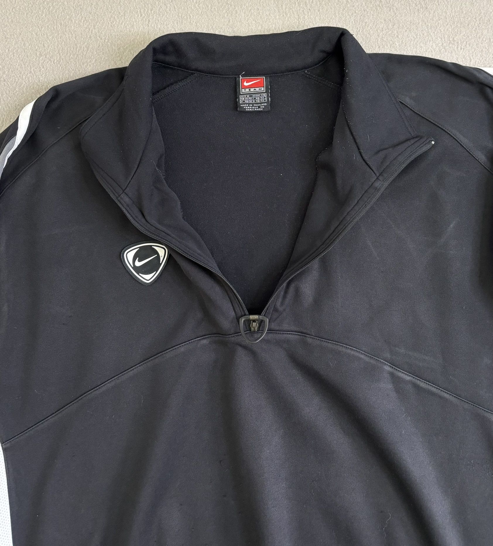 Nike Nike Team vintage 90s 1/4 zip sweatshirt Black Medium Size US M / EU 48-50 / 2 - 13 Thumbnail