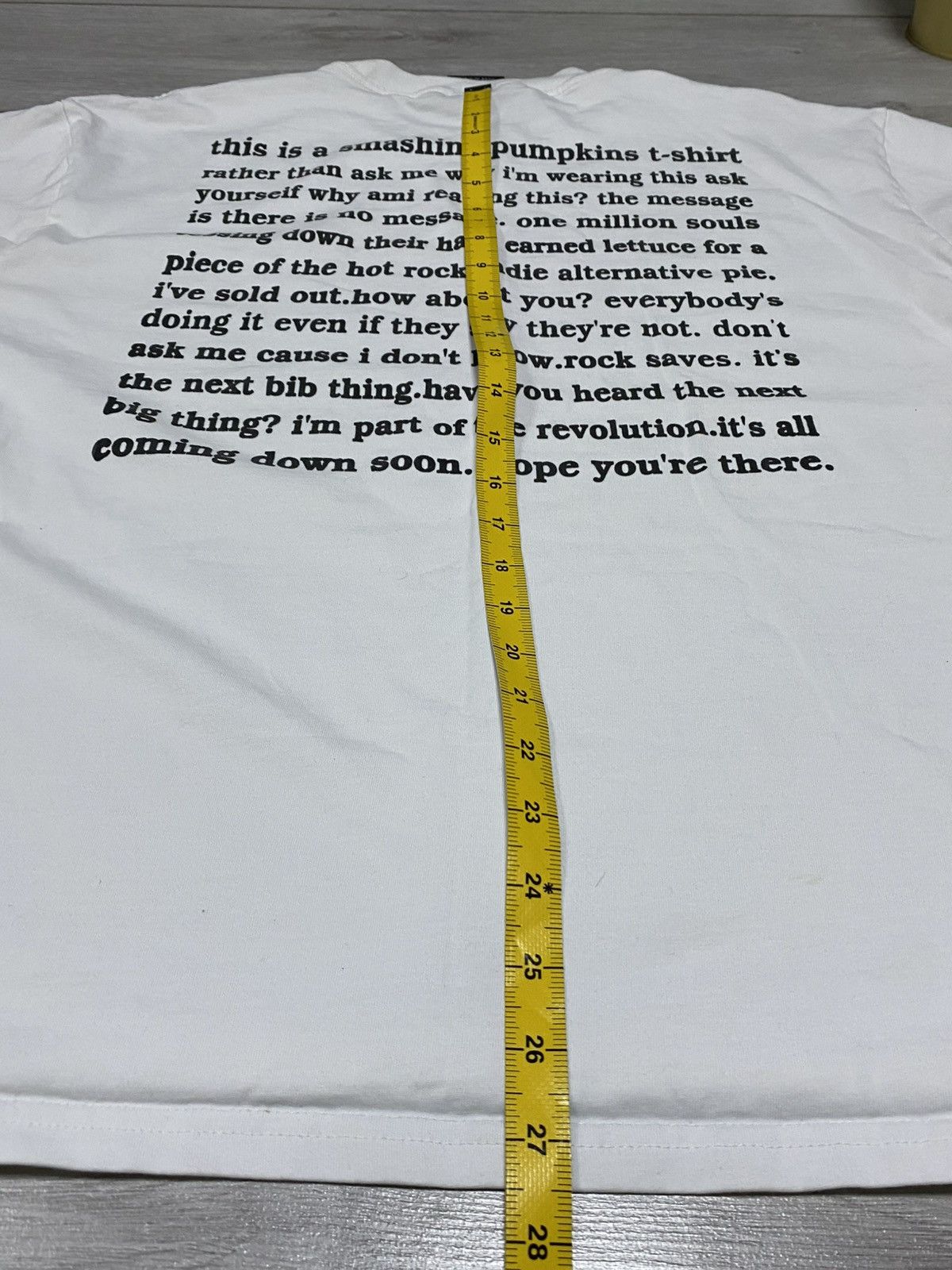 Giant Smashing Pumpkins Giant Heart tee shirt text rather Size US XL / EU 56 / 4 - 9 Thumbnail