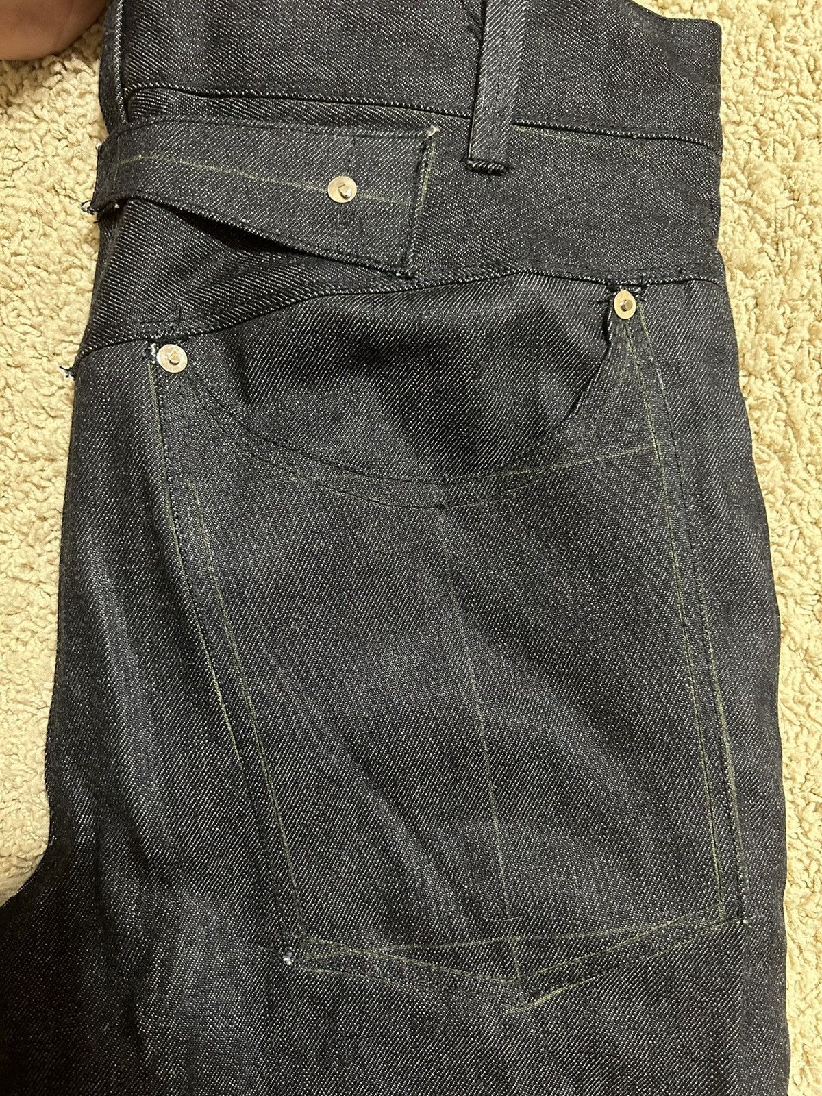 Vintage Custom Selvedge Denim Jeans Size US 32 / EU 48 - 6 Thumbnail