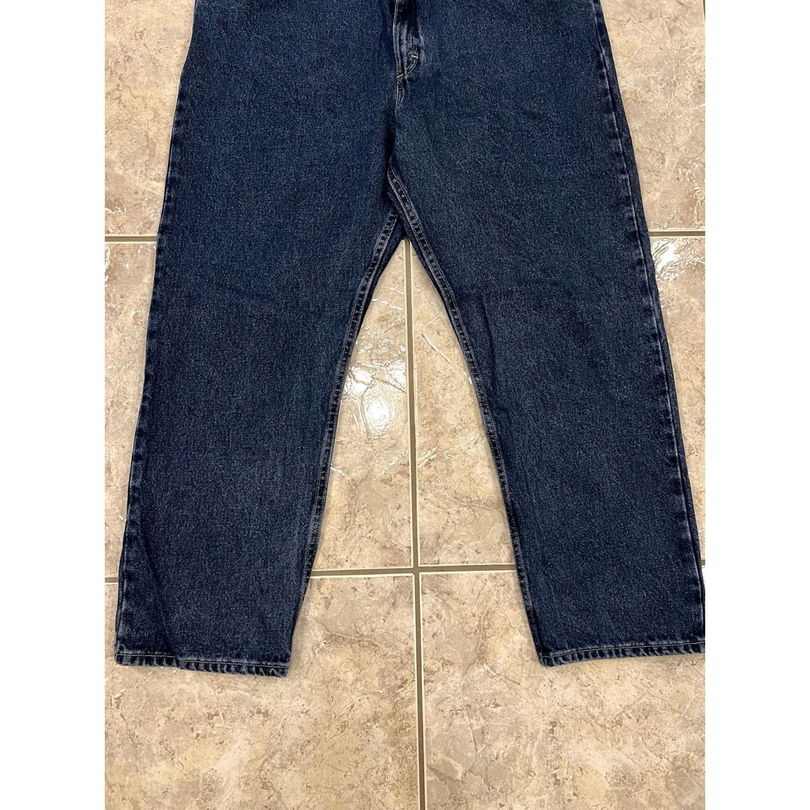 Wrangler VINTAGE Wrangler Jeans 44X30 Relaxed Straight Denim Blue Men's Jeans Size US 44 / EU 60 - 6 Thumbnail