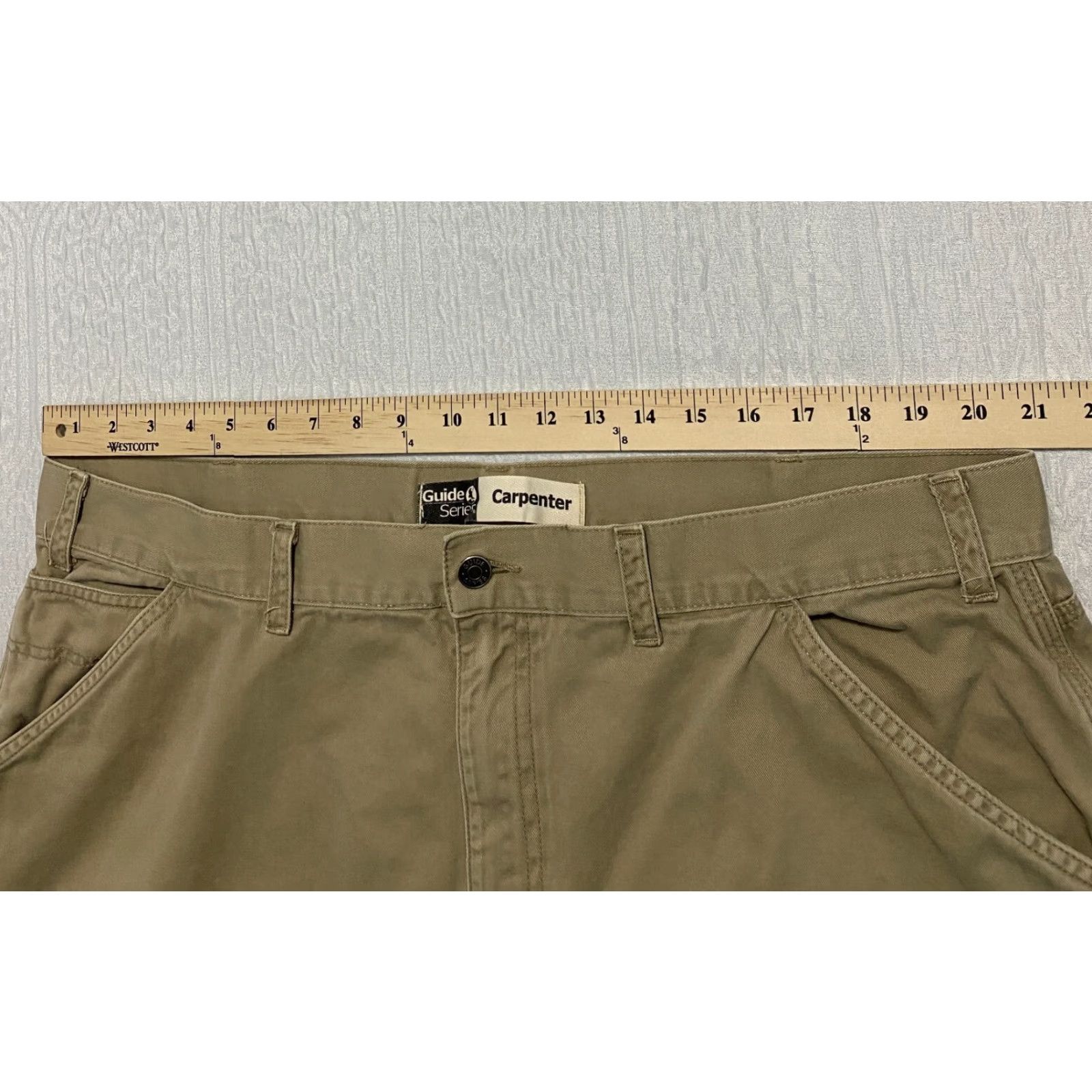 Vintage VINTAGE Guide Series Carpenter Pants Mens 42×30 Beige Straight Baggy Y2K Size US 42 / EU 58 - 5 Thumbnail