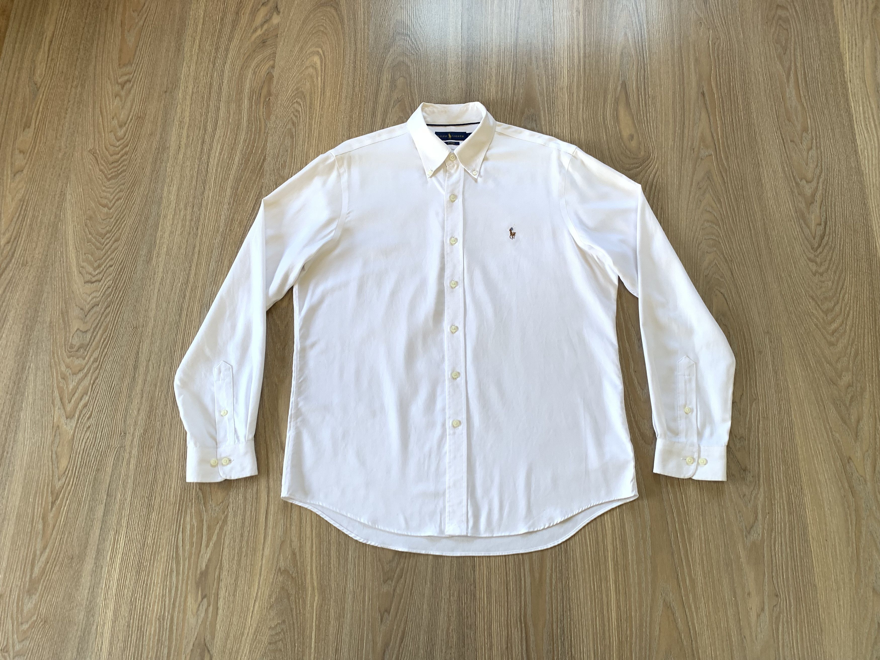 Polo Ralph Lauren Polo Ralph Lauren Non Iron White Cotton Shirt Button Up Size US L / EU 52-54 / 3 - 1 Thumbnail
