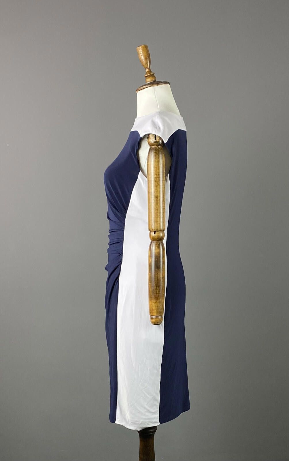 Lauren Ralph Lauren Ladies Lauren Ralph Lauren Blue Stripe A-Line Dress Size 6 Size M / US 6-8 / IT 42-44 - 4 Thumbnail