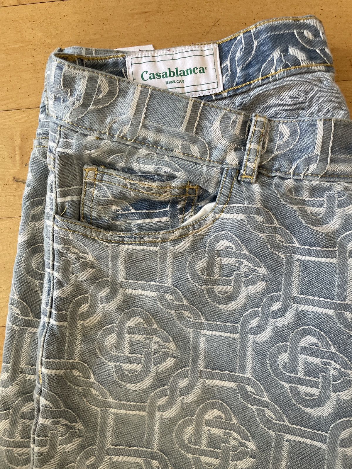 Casablanca FW22 Jacquard Denim Size US 34 / EU 50 - 3 Thumbnail