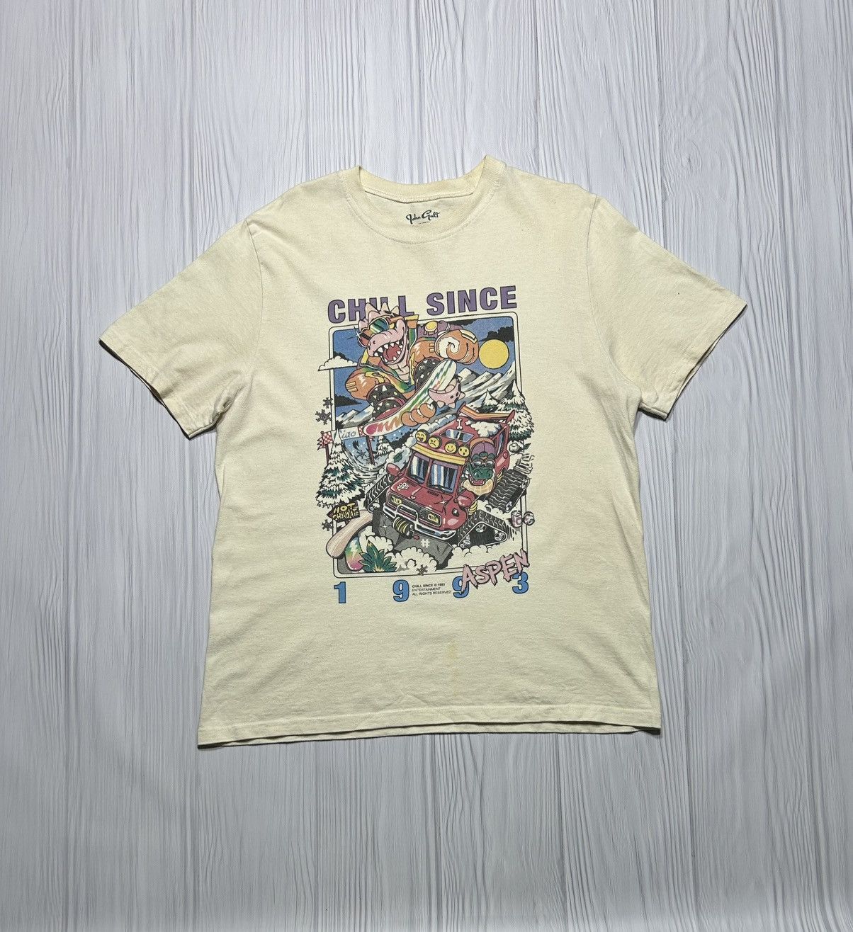 Vintage Vintage 1993 Aspen Chill Since T-Shirt Size US M / EU 48-50 / 2 - 1 Thumbnail
