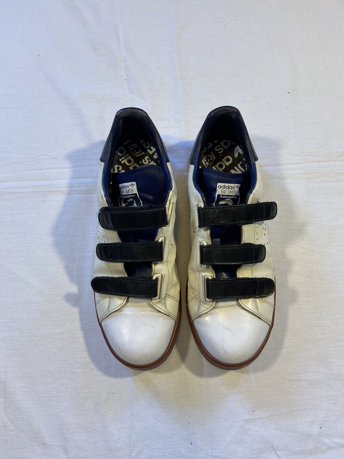 Adidas × Raf Simons Stan Smith with velcro straps with navy black and Brown Size US 9 / EU 42 - 2 Thumbnail