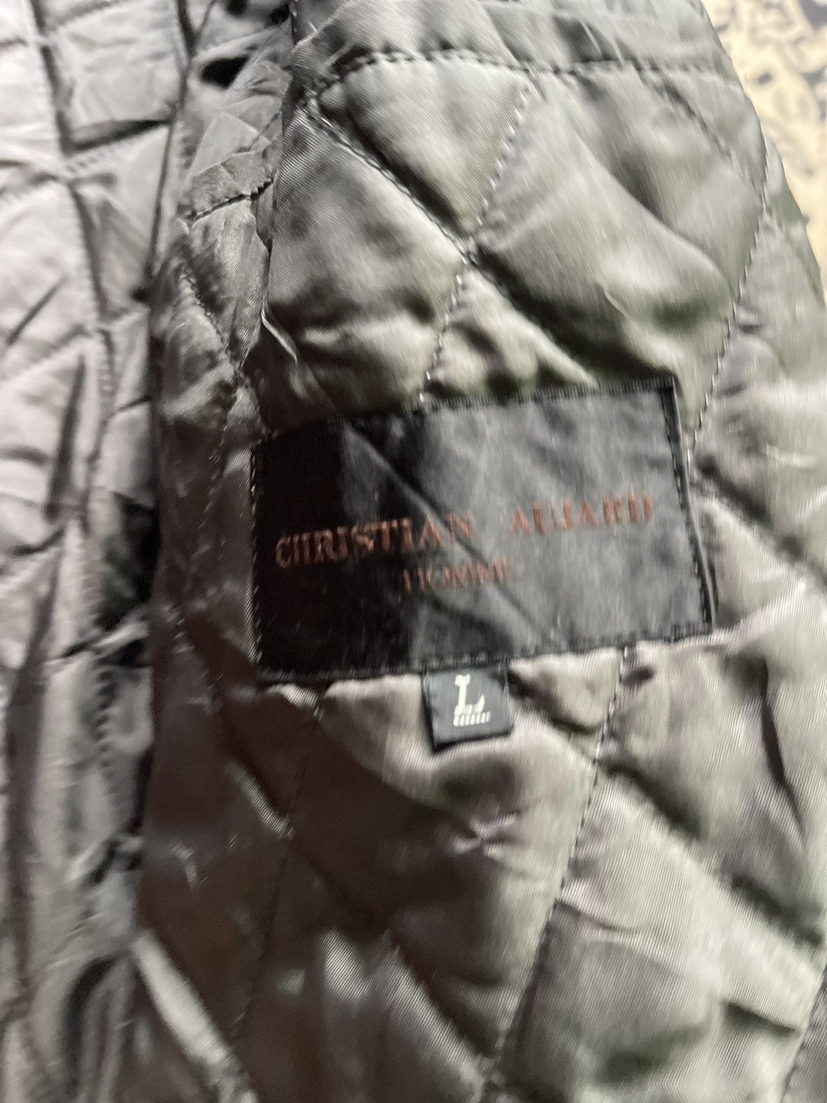 Designer Christian Ajuard Homme Wool Jacket Size US M / EU 48-50 / 2 - 3 Thumbnail