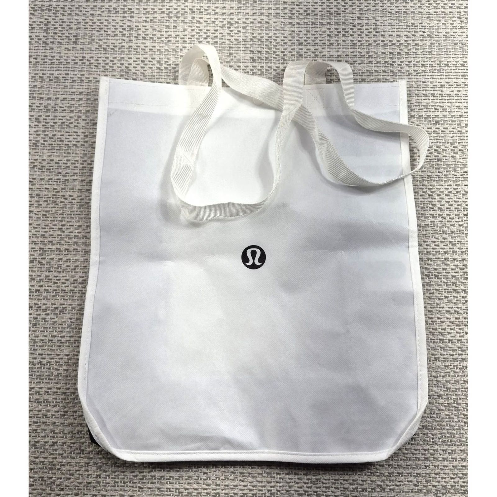 Lululemon Lululemon Tote Bag Womens Large White Recycled Polypropylene Shopper Logo Purse Size ONE SIZE - 2 Thumbnail