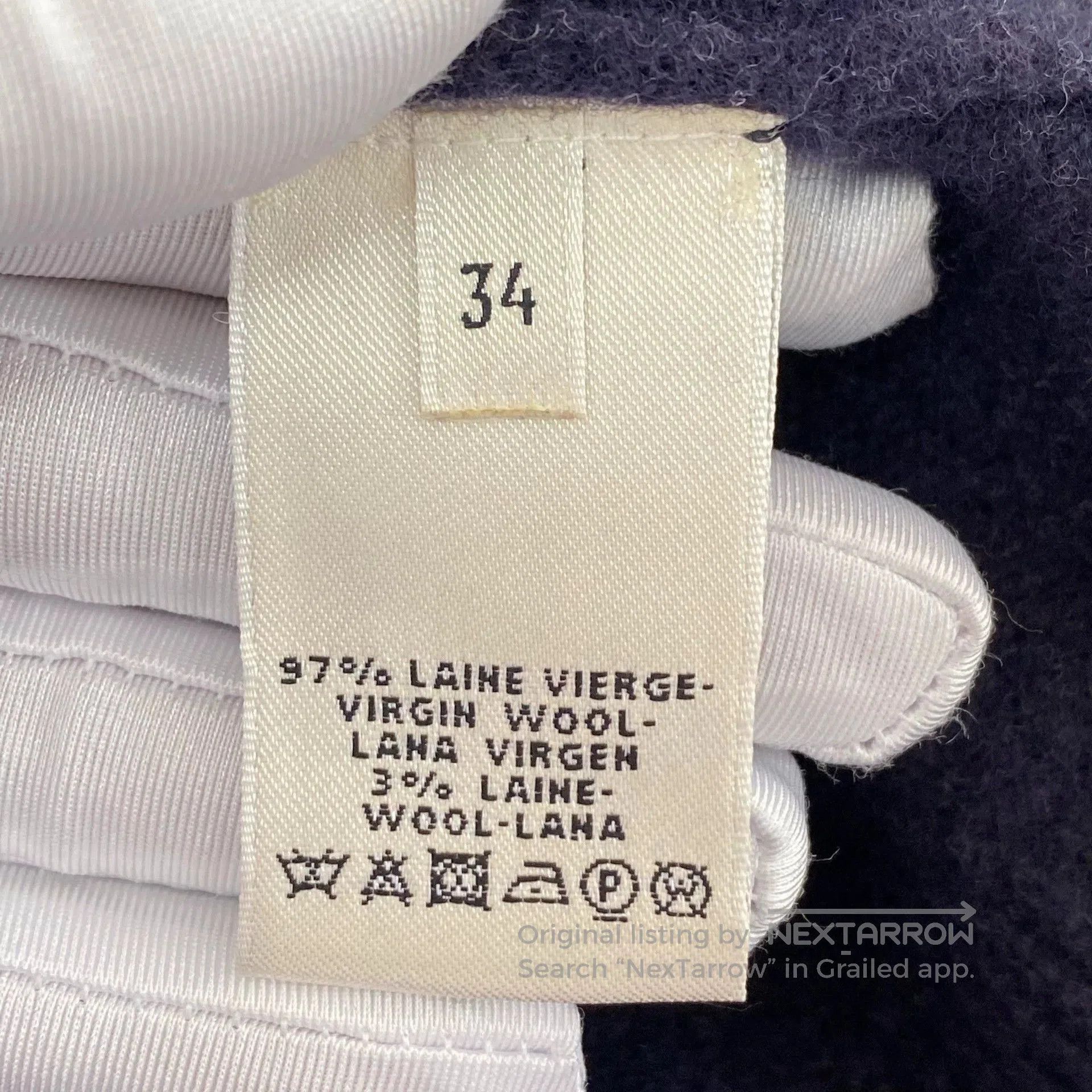 Hermes Hermes Dark Wool Coat Size 34. Size US XS / EU 42 / 0 - 6 Thumbnail