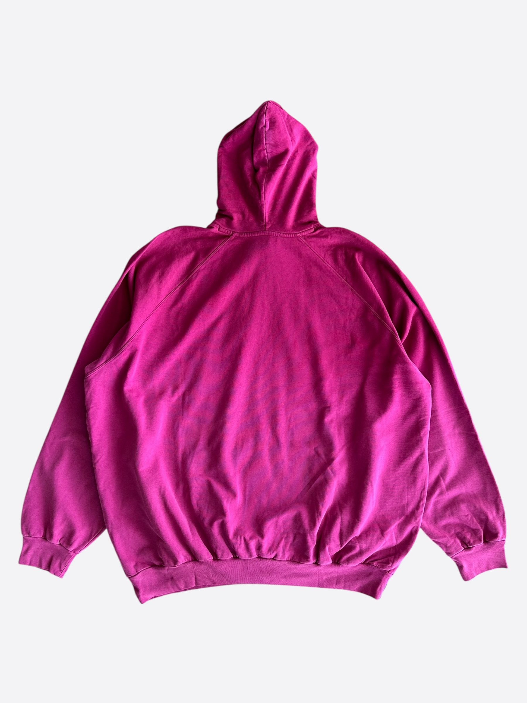 Balenciaga Balenciaga Pink & Multicolor Embroidered Logo Hoodie Size US XXL / EU 58 / 5 - 2 Thumbnail