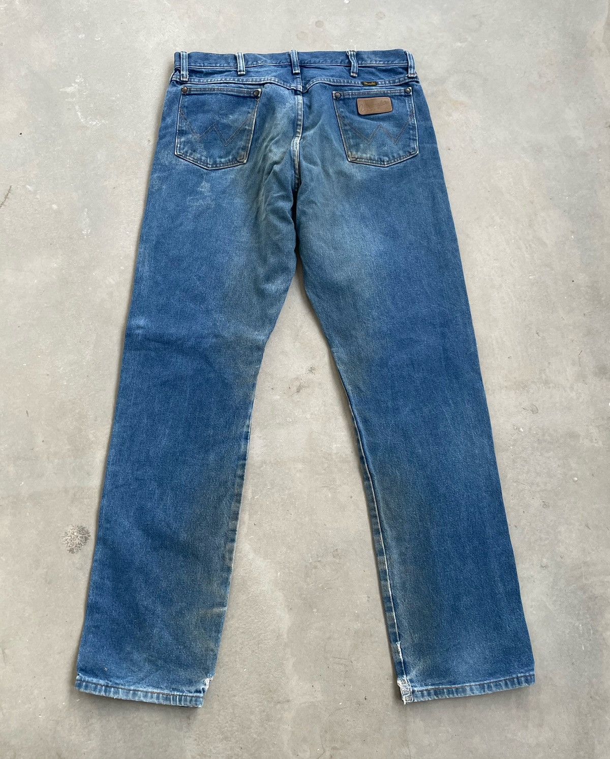 Vintage × Wrangler VINTAGE WRANGLER DISTRESSED DENIM PANT Size US 31 - 7 Thumbnail