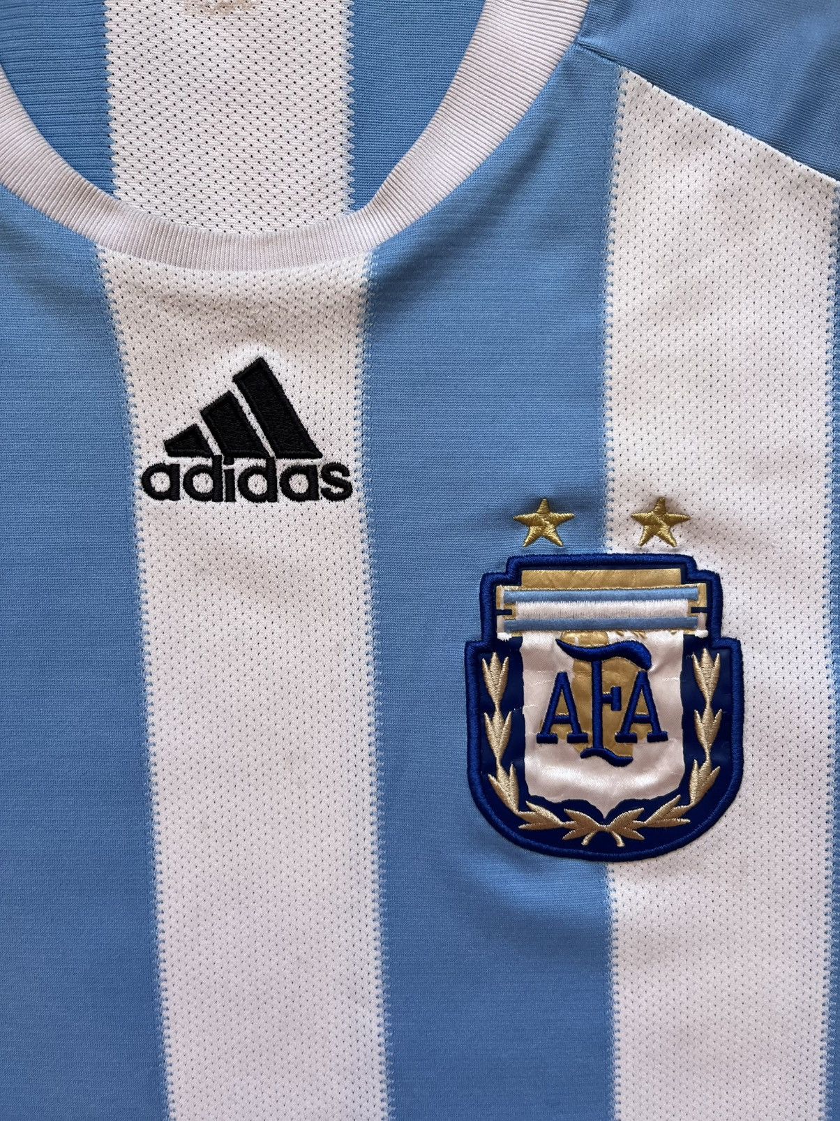 Adidas Vintage Adidas Argentina 2009-2010 Home Soccer Jersey Size US L / EU 52-54 / 3 - 7 Thumbnail