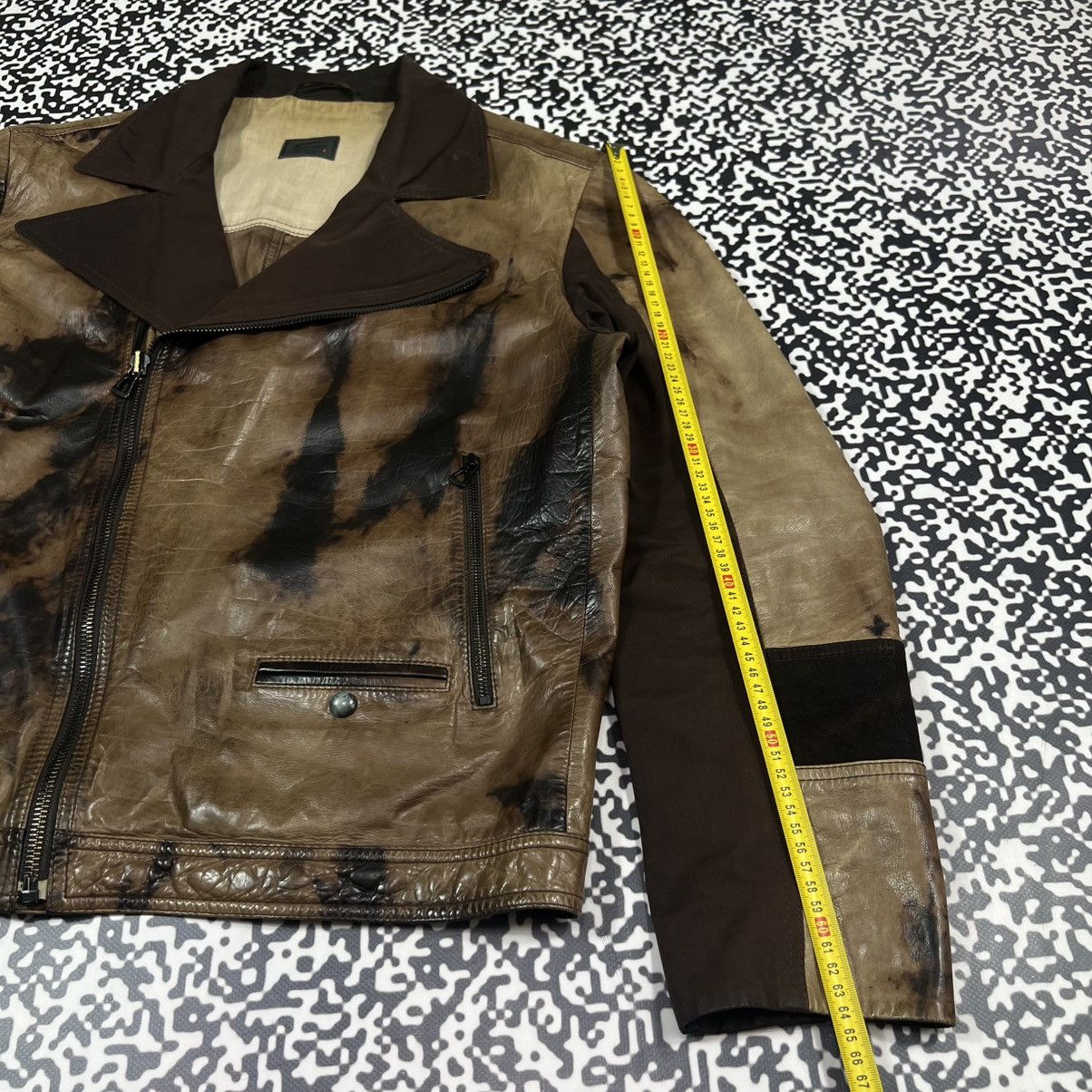 Hugo Boss HUGO BOSS Calfskin Leather Handcrafted Biker Jacket Rare Size US L / EU 52-54 / 3 - 25 Thumbnail