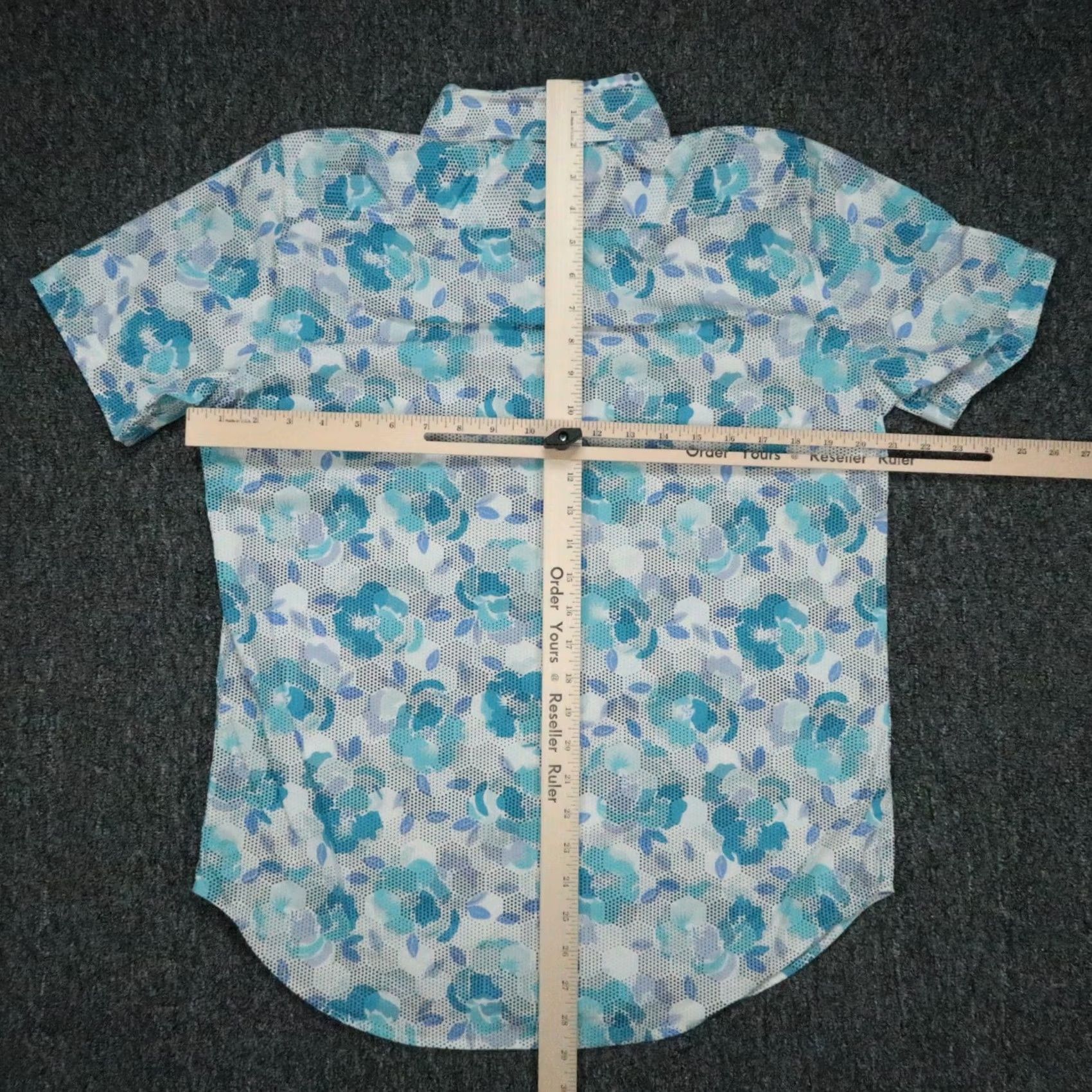 Robert Graham Robert Graham Shirt Mens Small White Floral Short Sleeve Button Up Size US S / EU 44-46 / 1 - 5 Thumbnail