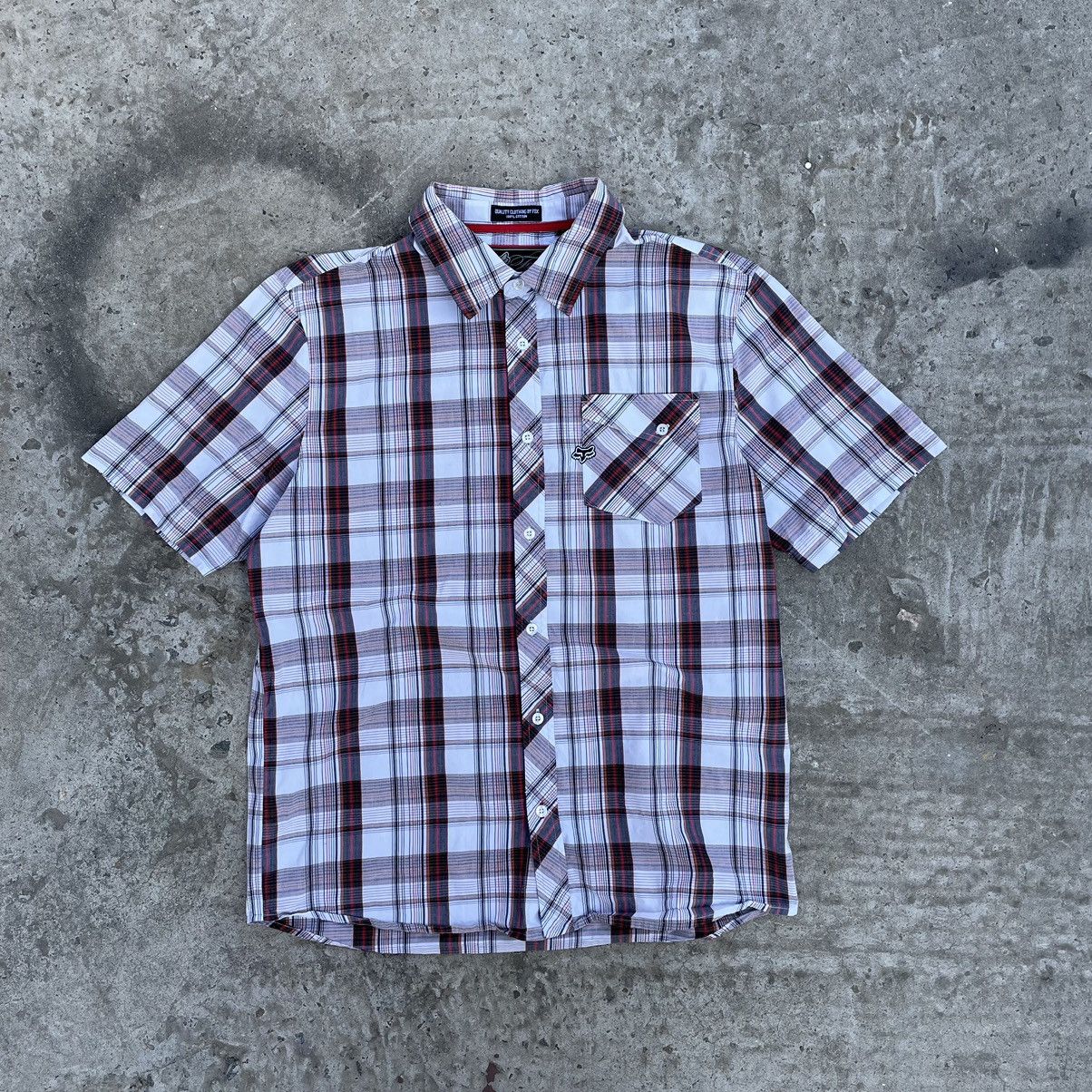 Fox Racing × Hypebeast Vintage Fox Shirts Moto Button Up Y2K Style USA 90s Size US L / EU 52-54 / 3 - 2 Thumbnail