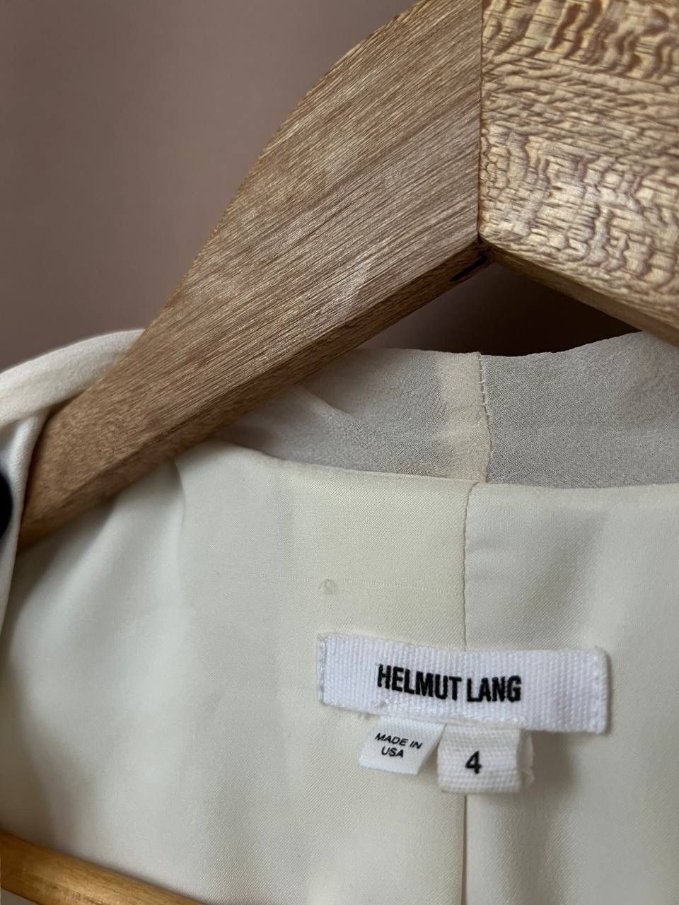 Helmut Lang Helmut Lang Padded One Button Viscose Blazer Size 4 or S/M Size S / US 4 / IT 40 - 13 Thumbnail
