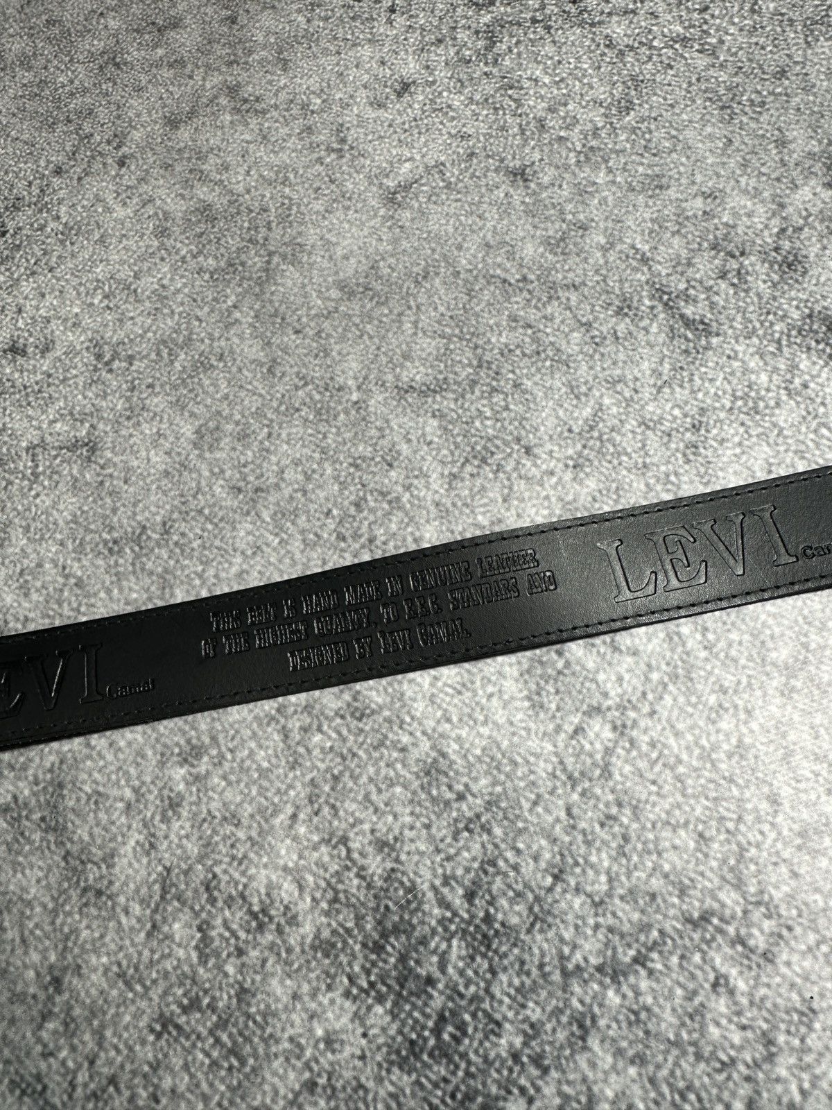 Levi's Y2K Vintage Levi Logo Belts Streetwear Leather USA Rare VTg Size ONE SIZE - 4 Thumbnail