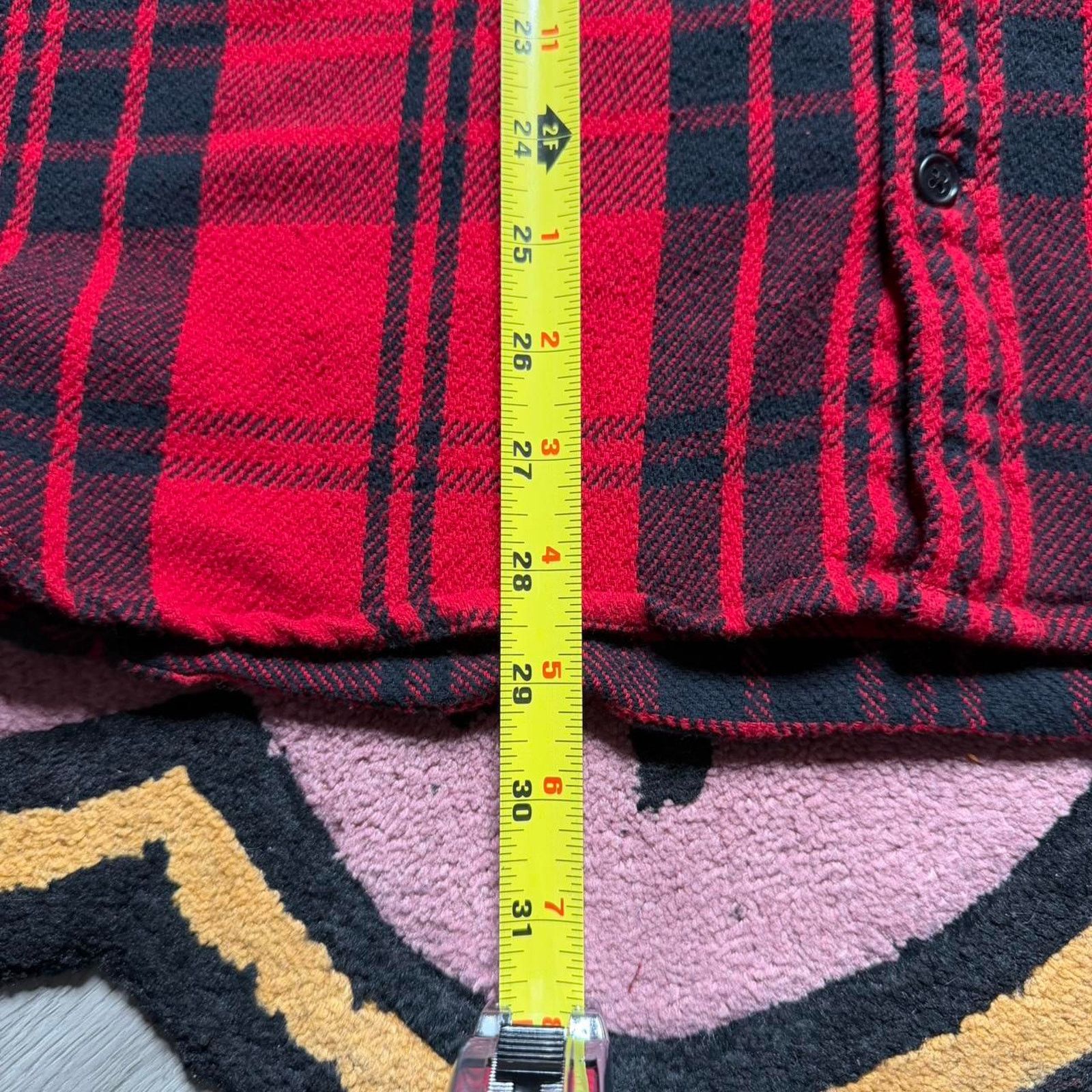 Gap Gap Casual Button Up Flannel Shirt Size Medium Red Black Size US M / EU 48-50 / 2 - 4 Thumbnail