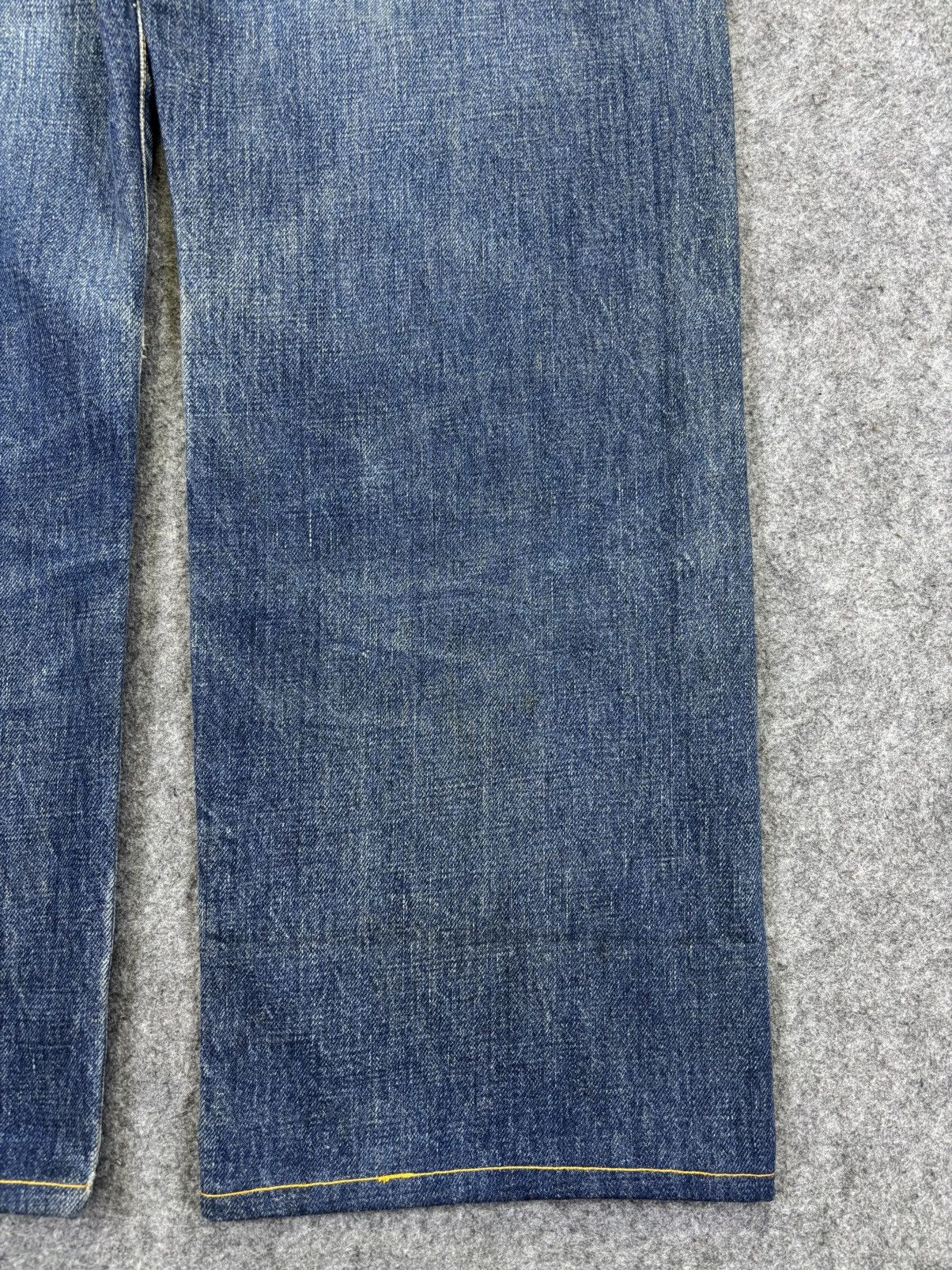 Edwin 💥Wide Selvedge💥Vtg Edwin 505 Wide Blue Wash Denim F964 Size US 28 / EU 44 - 11 Thumbnail