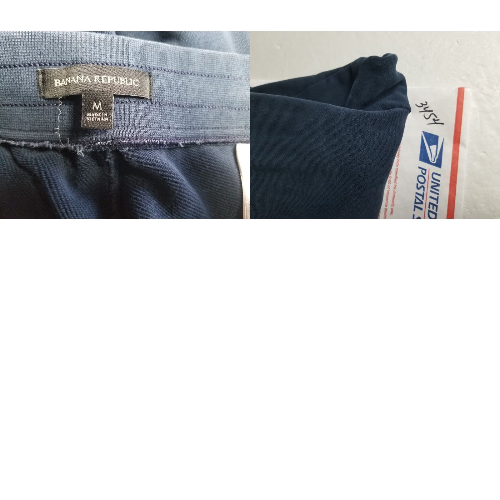 Banana Republic Banana Republic Jogger Pants Mens M Blue Pockets Drawstring Soft Stretch Pants Size US 31 - 8 Thumbnail