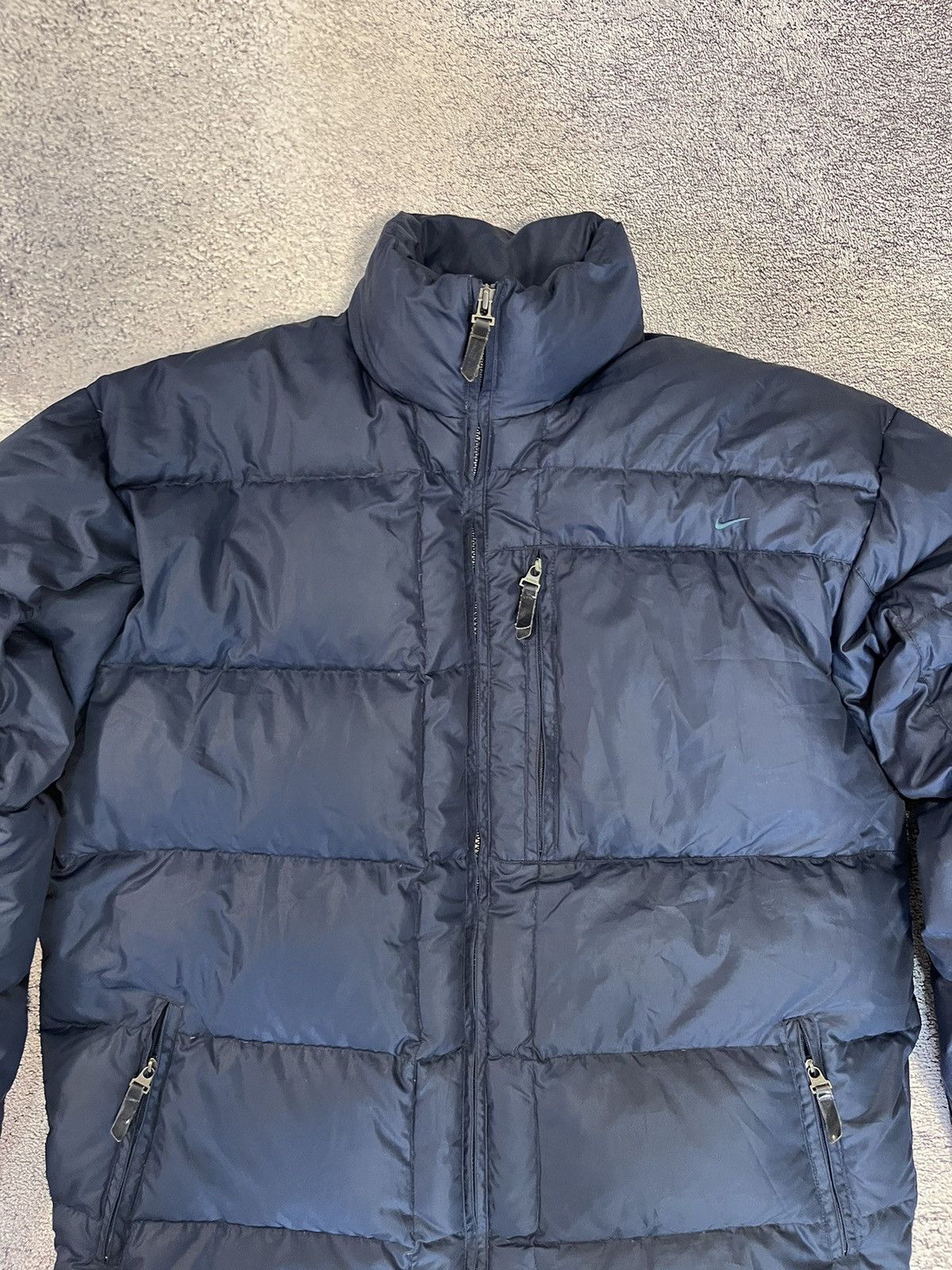 Nike Nike Men’s Down Jacket Puffer Winter Vintage Blue Mini Logo Size US S / EU 44-46 / 1 - 11 Thumbnail