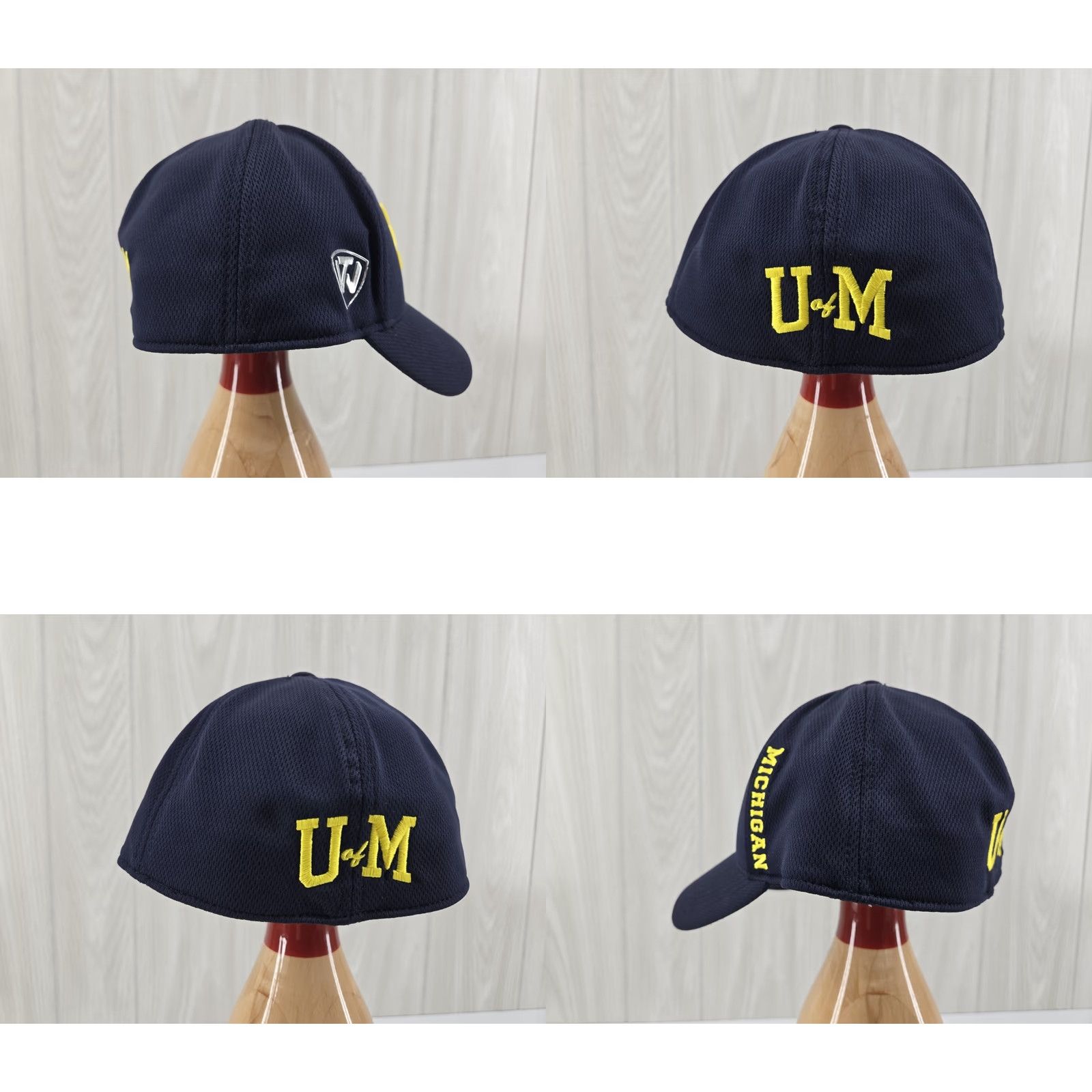 Top Of The World Top of the World University Of Michigan Hat Memory Fit L/XL UM Embroidered TOW Cap - Unisex Adults, Baseball Cap, Blue Size ONE SIZE - 8 Thumbnail