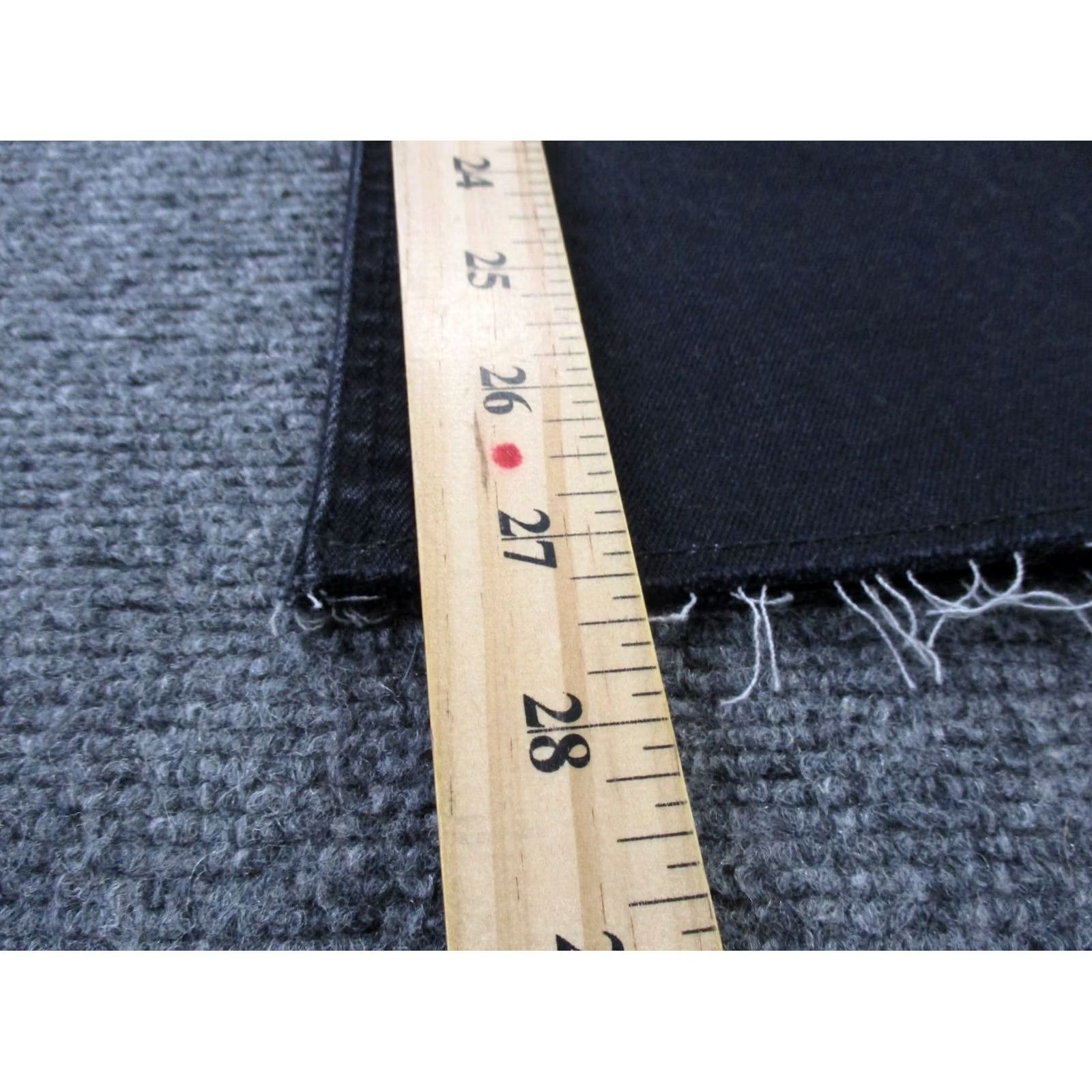 J.Crew J.CREW Jeans Womens 27 Black Denim Demi Boot Crop Frayed Stretch NEW Jeans Women 27 Black Denim Bootcut Modern Size 28" / US 6 / IT 42 - 4 Thumbnail