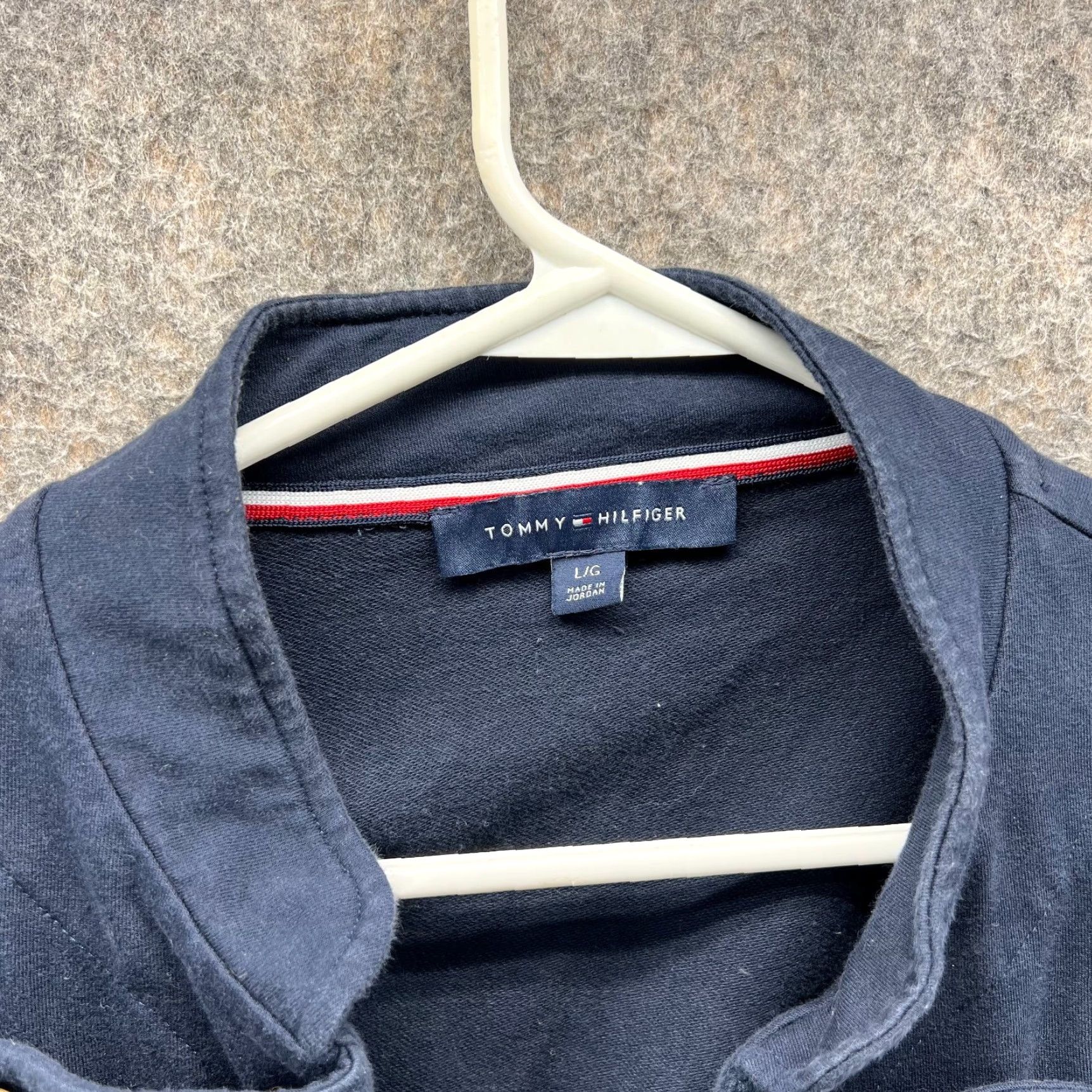 Tommy Hilfiger VINTAGE Tommy Hilfiger Jacket Womens Large Blue Gold Military Band Double Breasted Vtg Jacket Women Large Blue Gold Military Style Size L / US 10 / IT 46 - 2 Thumbnail