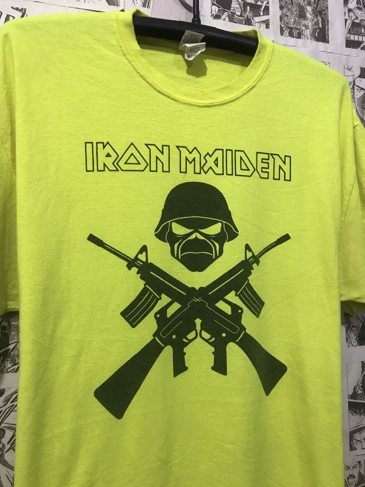 Band Tees × Japanese Brand I Ron Maiden Reflective T-Shirt XL Size US XL / EU 56 / 4 - 3 Thumbnail