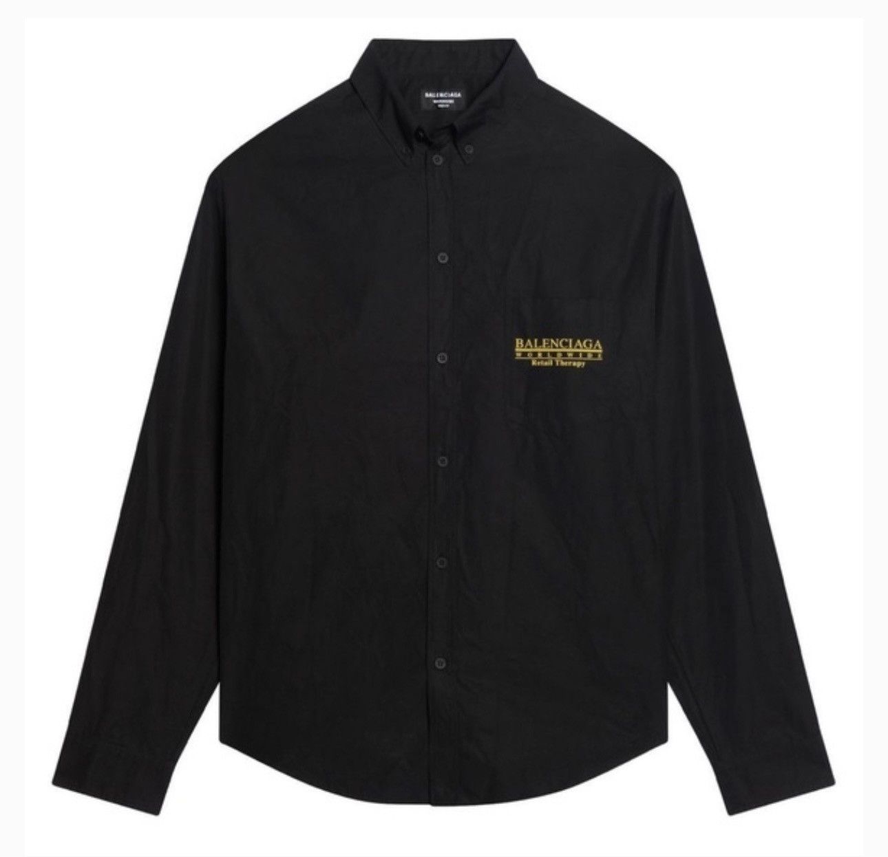 Balenciaga BALENCIAGA Retail Therapy Long-sleeve Shirt In Black Size US XL / EU 56 / 4 - 2 Thumbnail