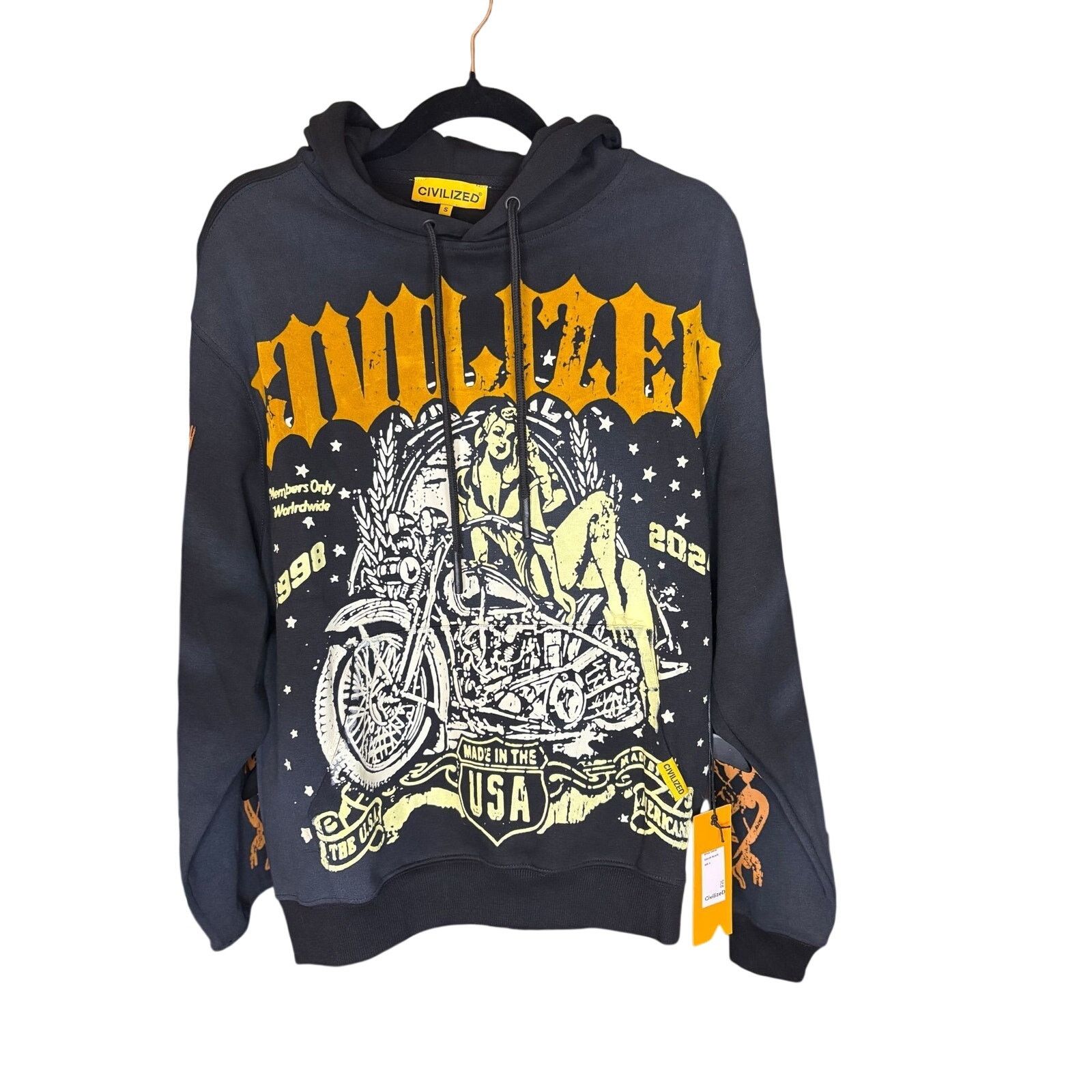 Civilized NWT SZ S - Civilized Motorcycle Hoodie Size US S / EU 44-46 / 1 - 1 Thumbnail