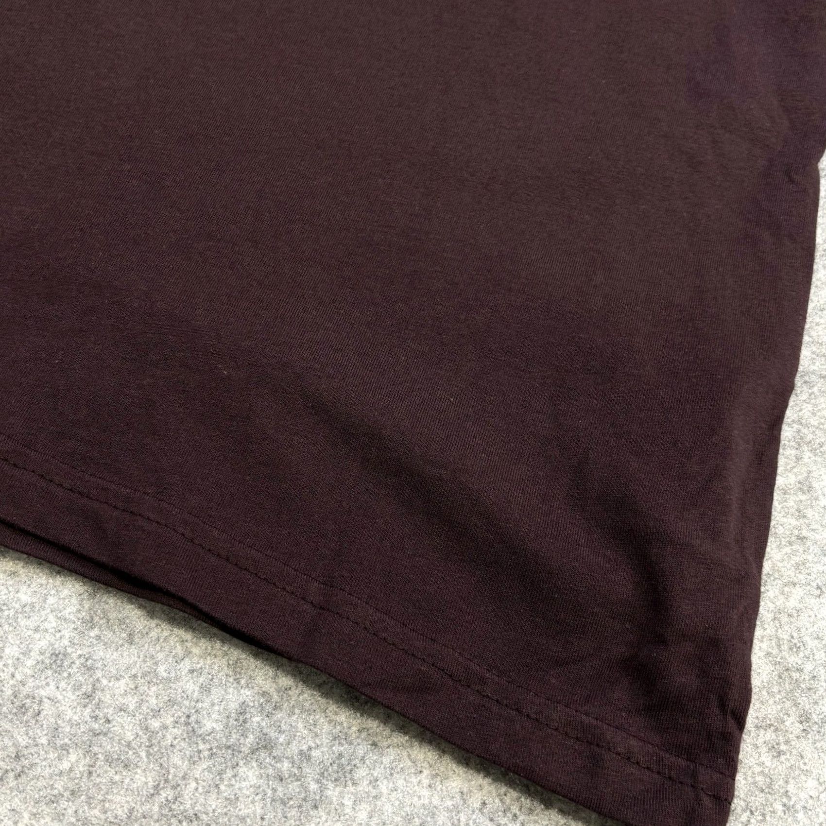 Marks & Spencer M&S T Shirt 2XL Regular Fit Mens Dark Burgundy New With Defects XXL 47-49in Size US XXL / EU 58 / 5 - 3 Thumbnail