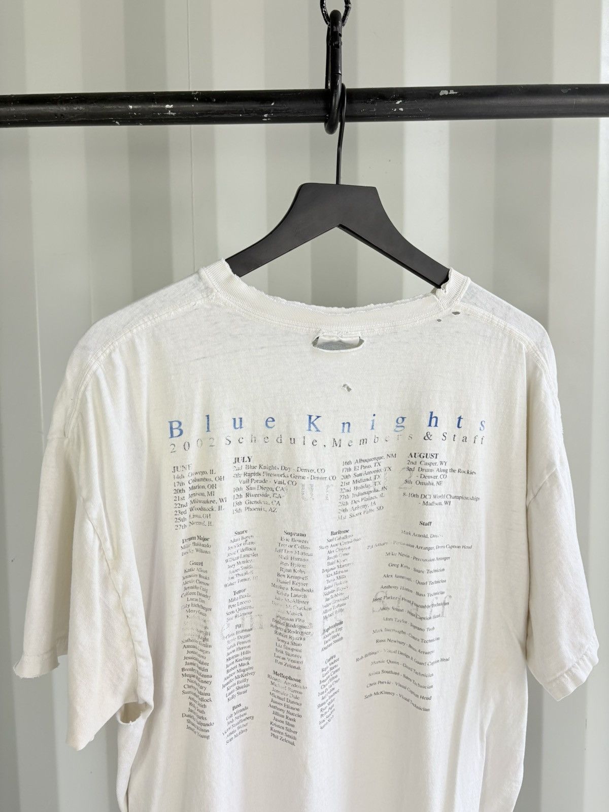 Vintage Thrashed Fear Trembling Faded Distressed Shirt ERD GRUNGE Size US XL / EU 56 / 4 - 4 Thumbnail