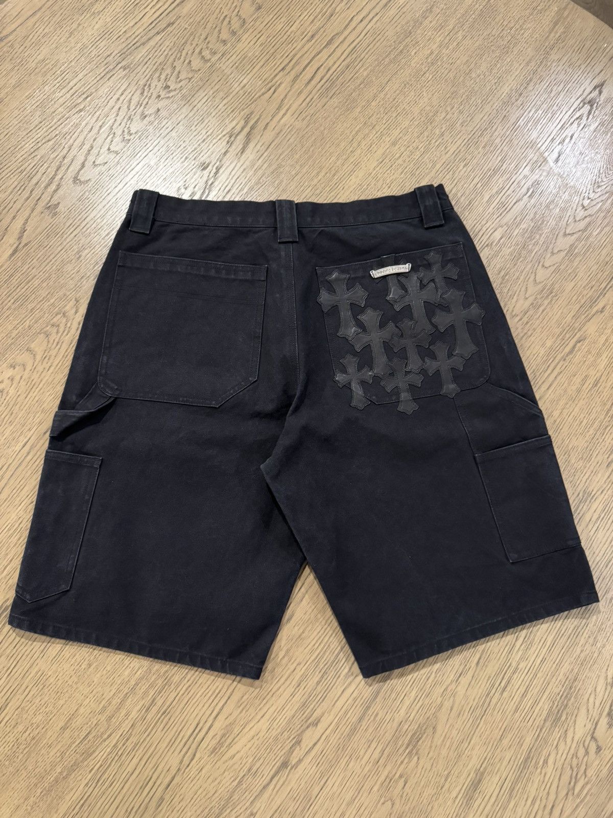 Chrome Hearts Chrome Hearts Carpenter Shorts “Cross Patch” Size US 34 / EU 50 - 4 Thumbnail