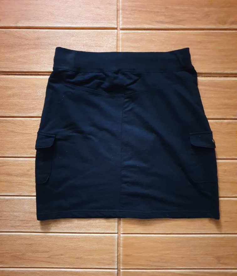 Japanese Brand Harajuku Japanese style cargo black skirt Size 29" - 9 Thumbnail