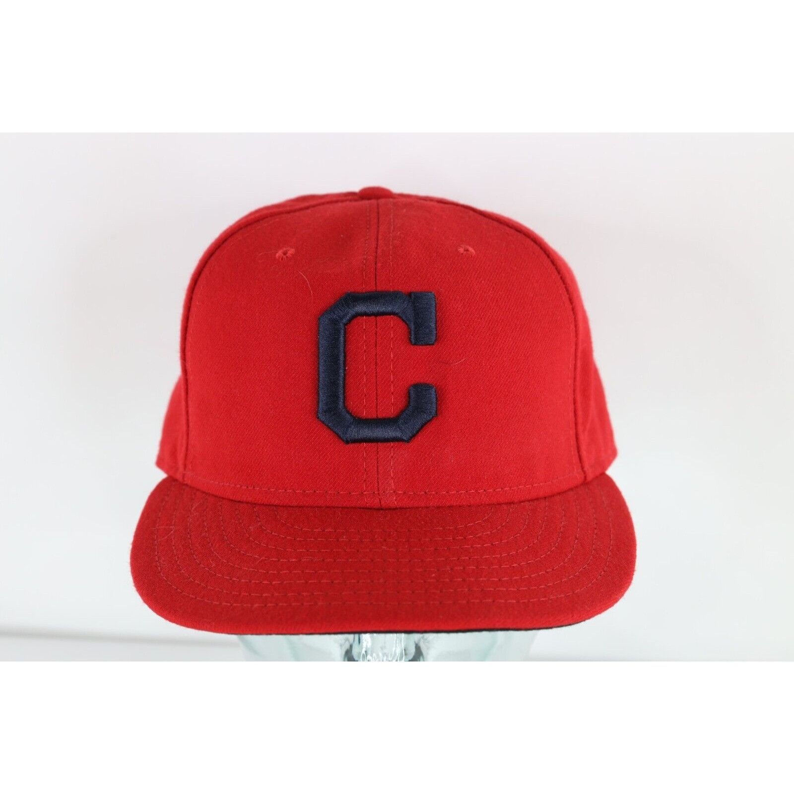 New Era × Vintage Vintage New Era Cleveland Indians Baseball C Fitted Hat Size ONE SIZE - 1 Thumbnail