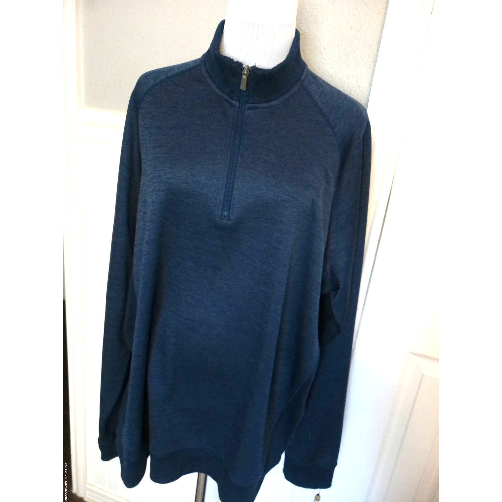 Under Armour Under Armour Sweater Navy Cold Gear 1/4 Zip Mens 2XL Size US XXL / EU 58 / 5 - 1 Thumbnail
