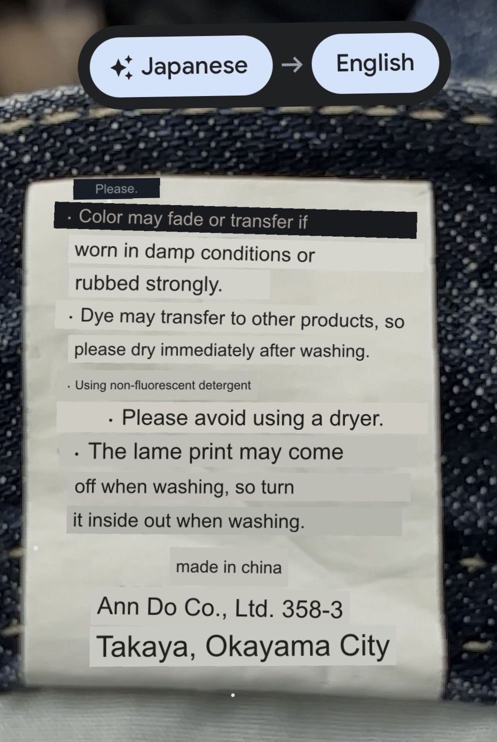 Japanese Brand ANN DO Designer Punk Ripped Glitter Splash Flare Denim Jeans Size US 30 / EU 46 - 12 Thumbnail
