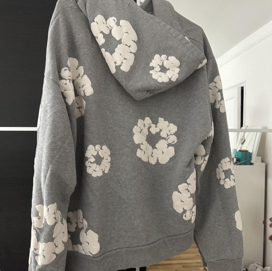 DENIM TEARS Grey Denim Tears Hoodie Size US XXL / EU 58 / 5 - 2 Thumbnail