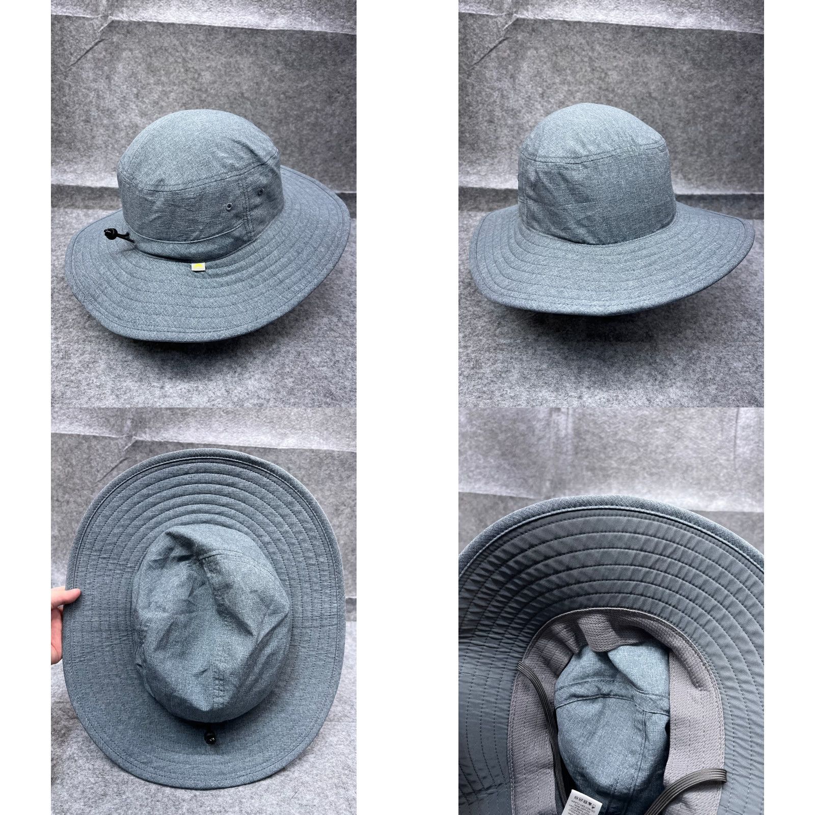 Vintage Solar Escape Boonie Hat Adult One Size Blue 100% Polyester Camp Beach Hat/Cap Unisex Adults Size ONE SIZE - 8 Thumbnail