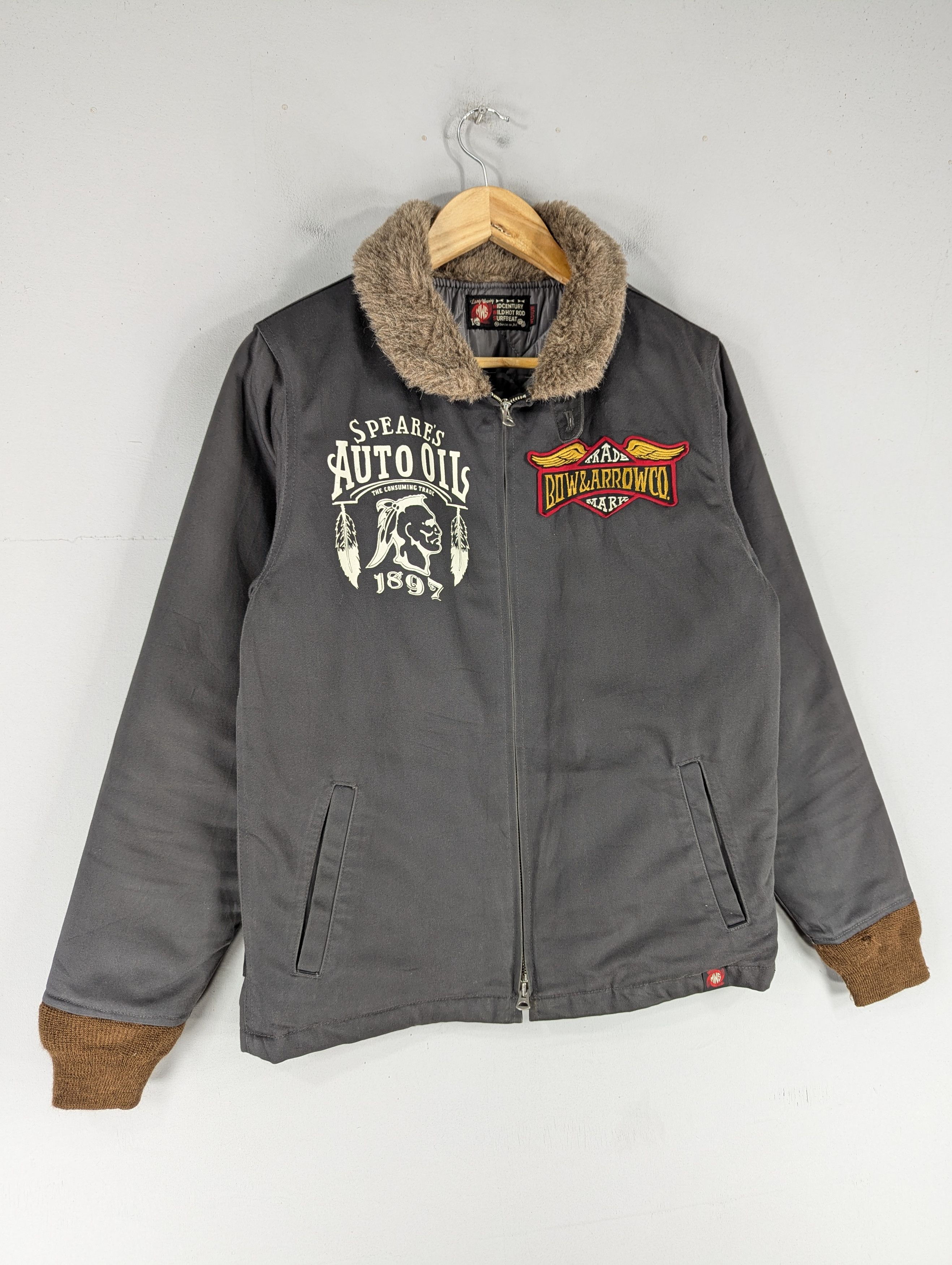 Japanese Brand Vintage MWS Motorcycle Style Quilted Jacket Size US M / EU 48-50 / 2 - 3 Thumbnail