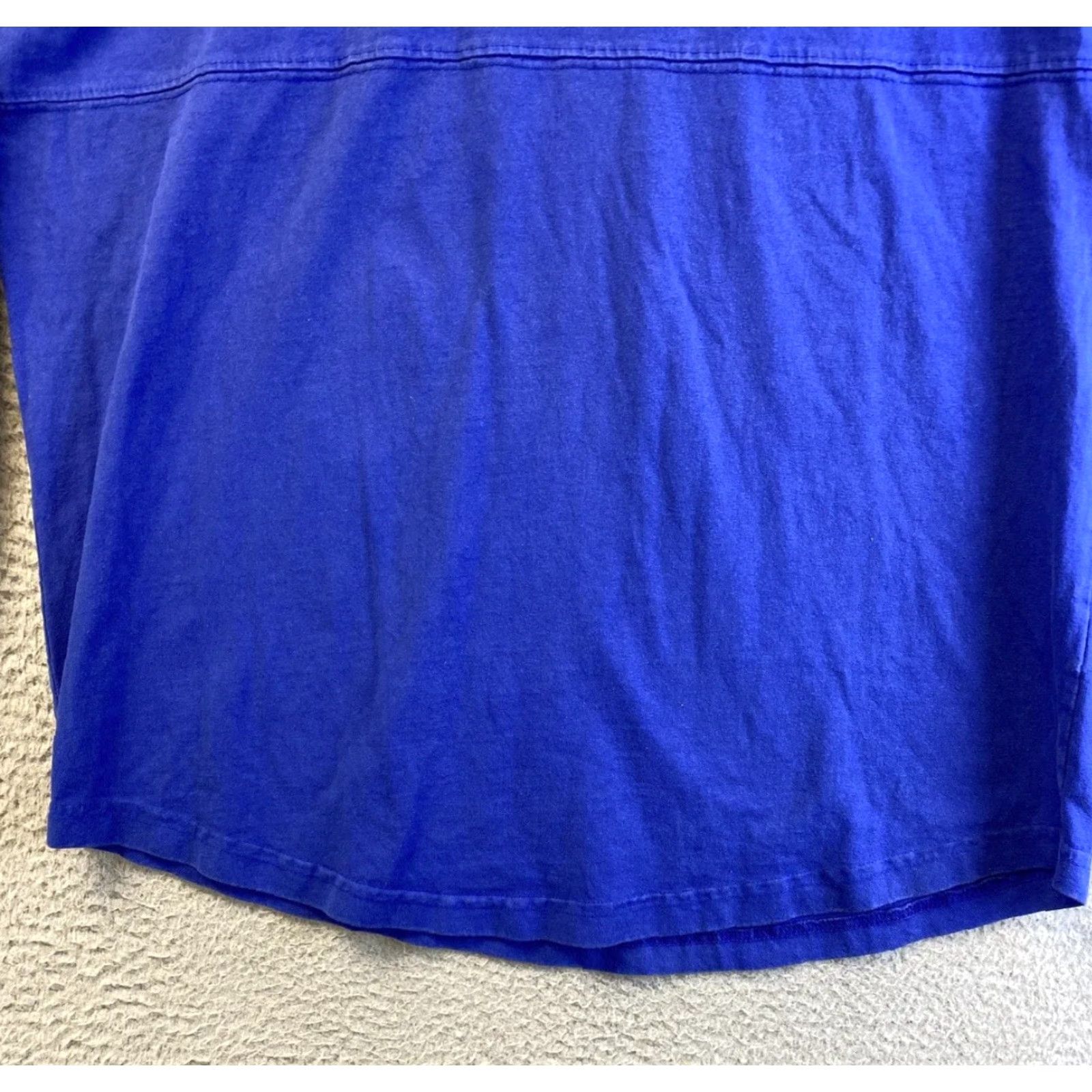 ESPIRIT VINTAGE Spirit Jersey COLBY T-Shirt Women's Medium Long Sleeve Blue Casual Sports 80s Womens Size M / US 6-8 / IT 42-44 - 6 Thumbnail