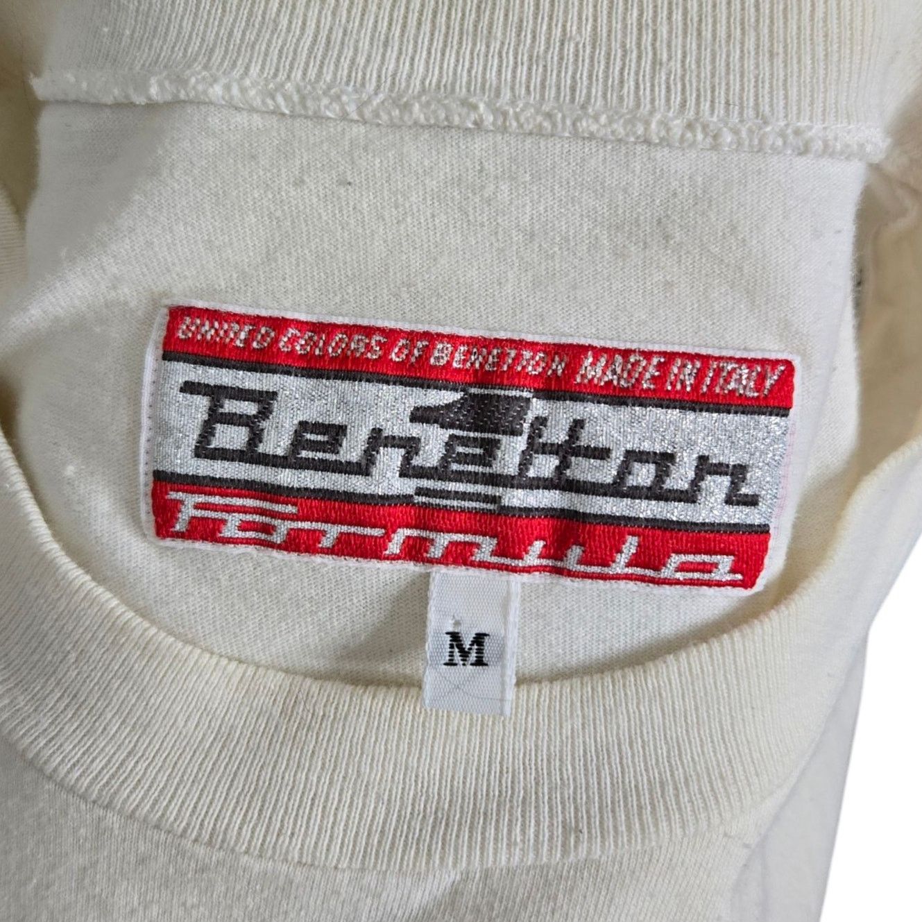 Benetton Formula Vintage Mens Racing T Shirt Medium Suzuka
