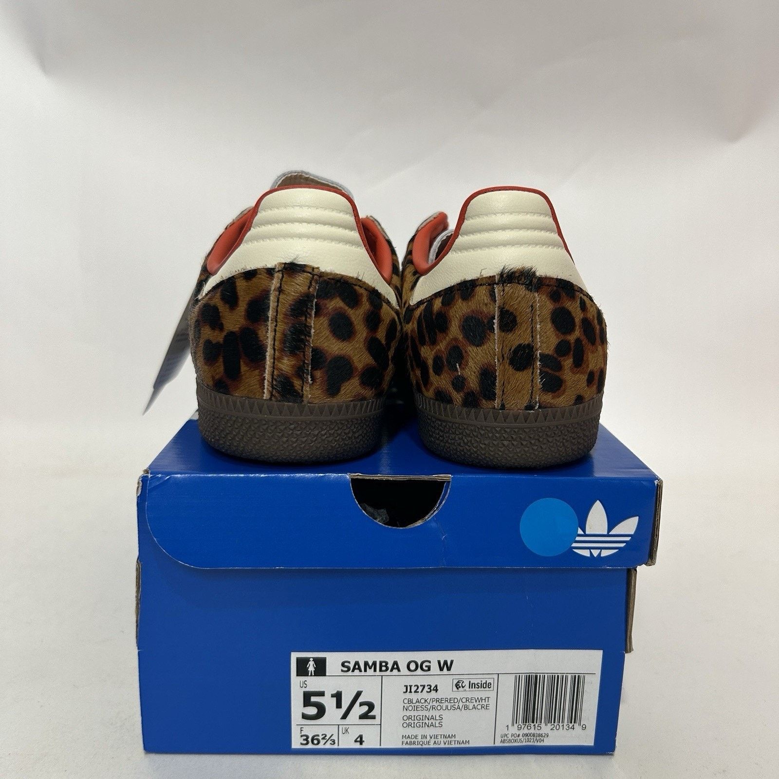 Adidas adidas Samba OG WMNS Leopard - “Preloved Red” JI2734 Size US 5.5 / IT 35.5 - 4 Thumbnail