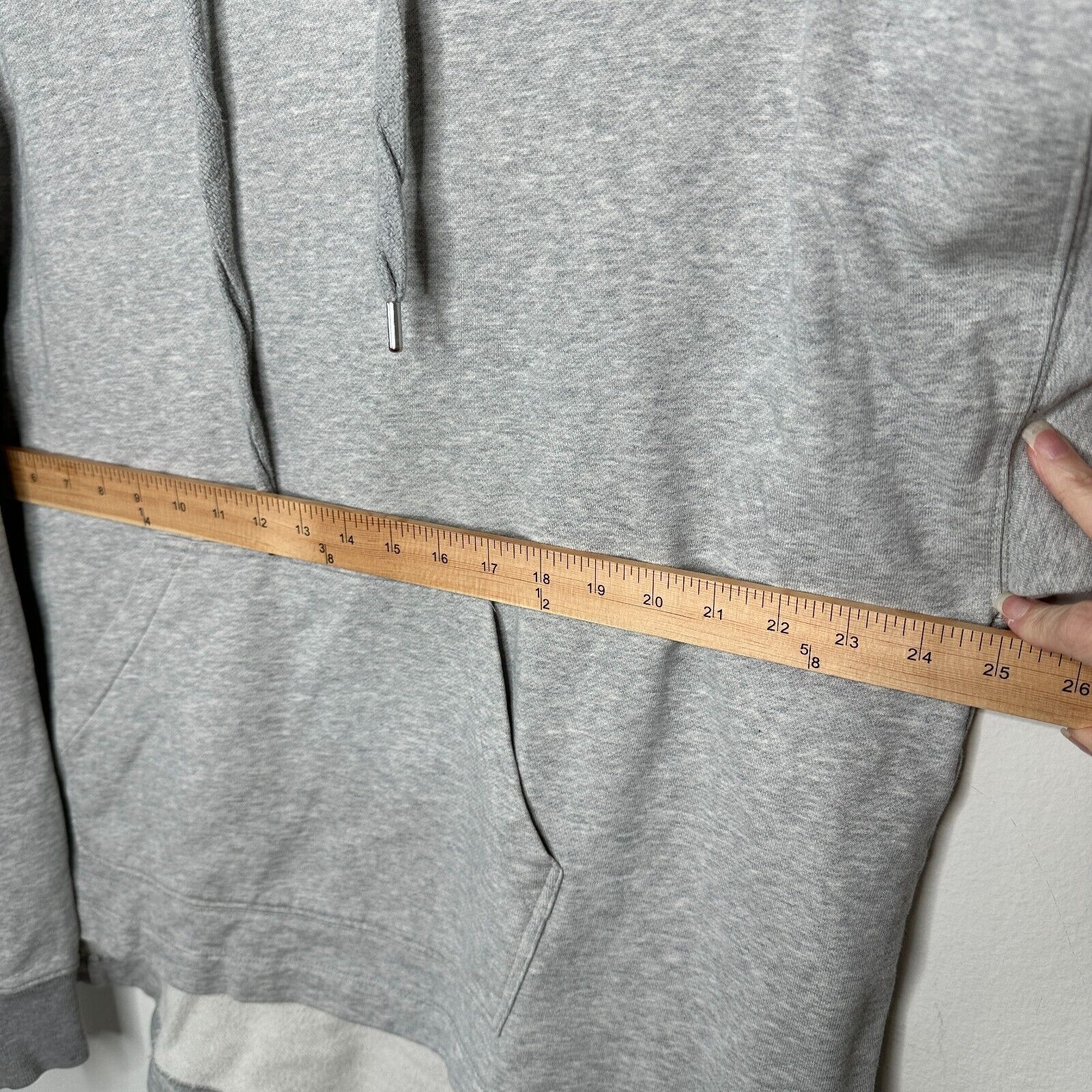 Allsaints All Saints Etienne Gray Pullover Hoodie Sweater Pouch SM Size S / US 4 / IT 40 - 11 Thumbnail